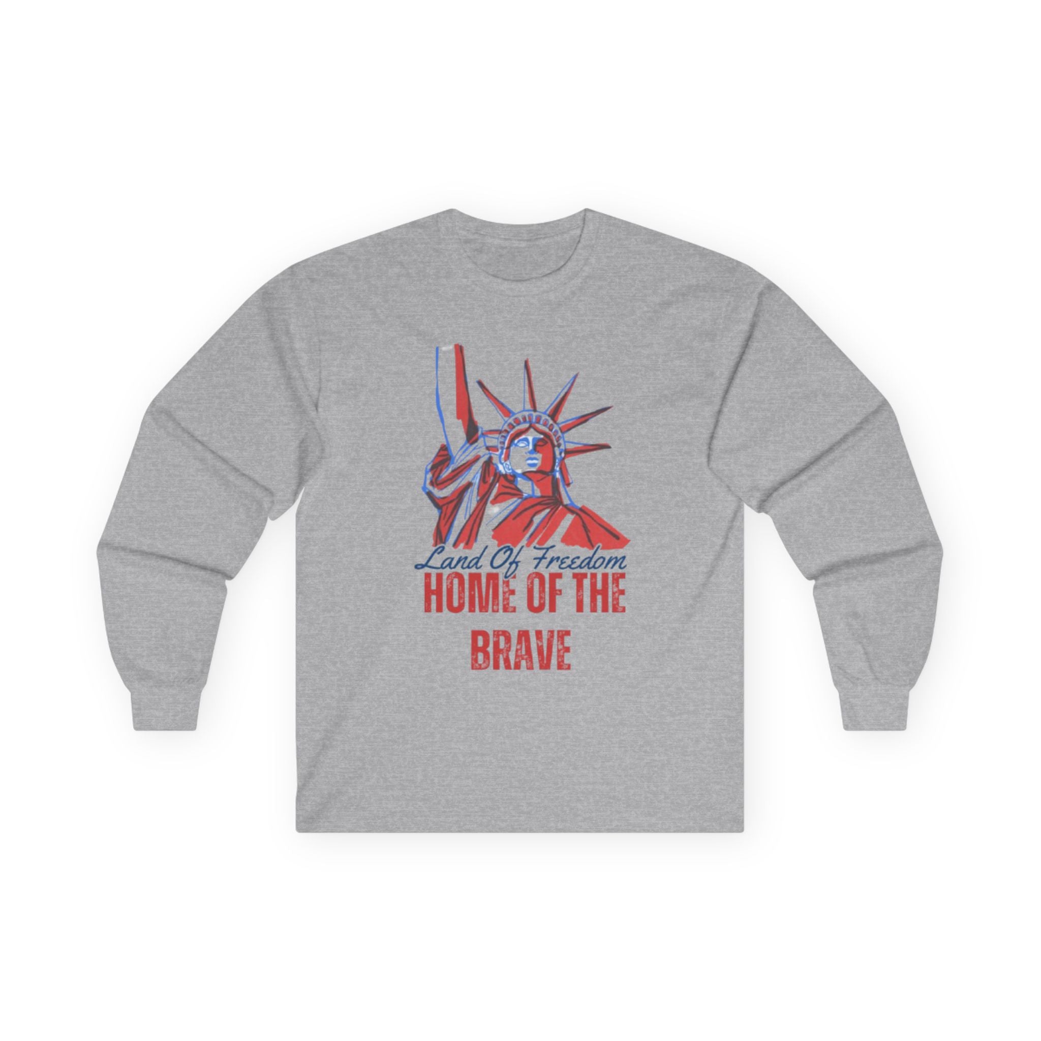 Patriotic Long Sleeve Tee - Year-Round American Pride Shirt for Veterans & Patriots