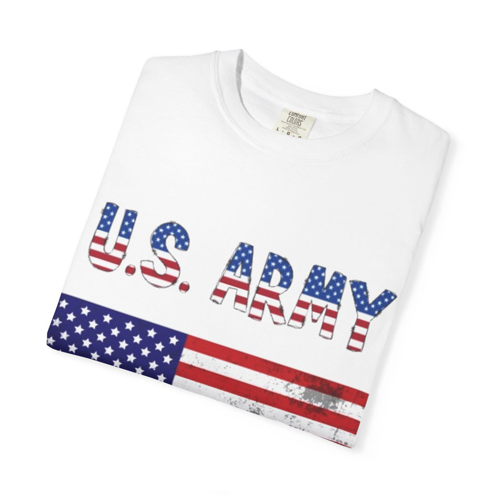 Patriotic U.S. Army T-Shirt for Veterans, Casual Wear, Memorial Day, Independence Day, Gift for Military Families