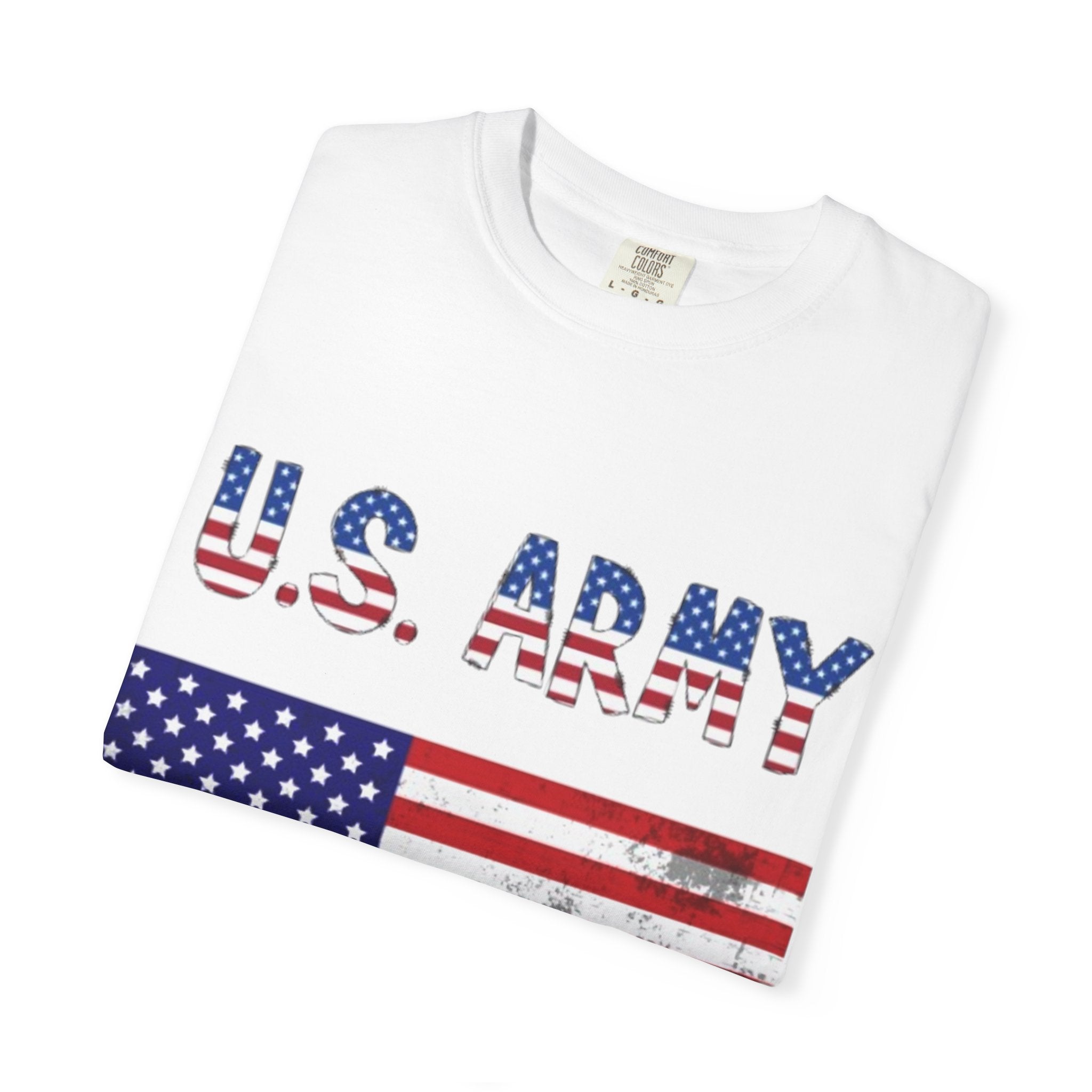 Patriotic U.S. Army T-Shirt for Veterans, Casual Wear, Memorial Day, Independence Day, Gift for Military Families