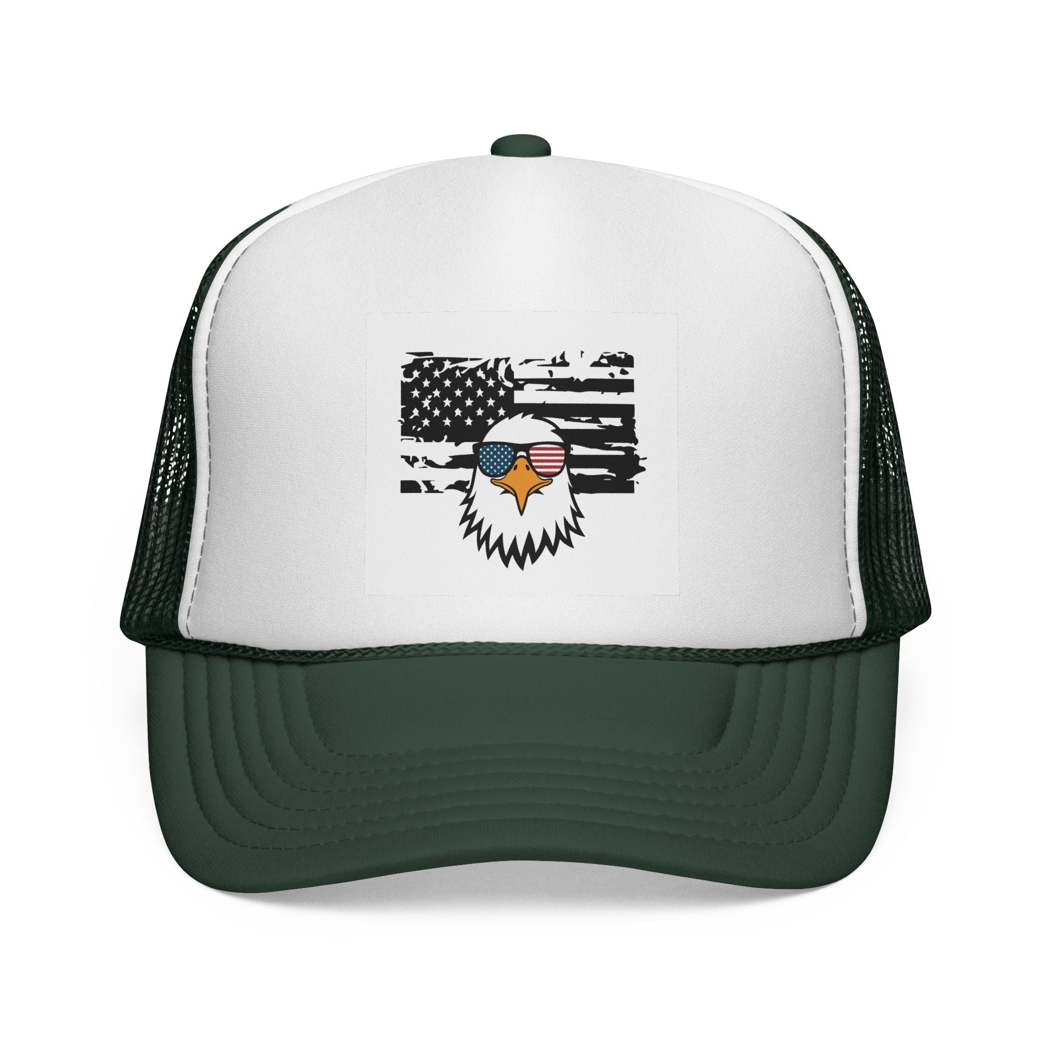 American Patriot Trucker Hat - Classic Cap for Veterans & Freedom Lovers
