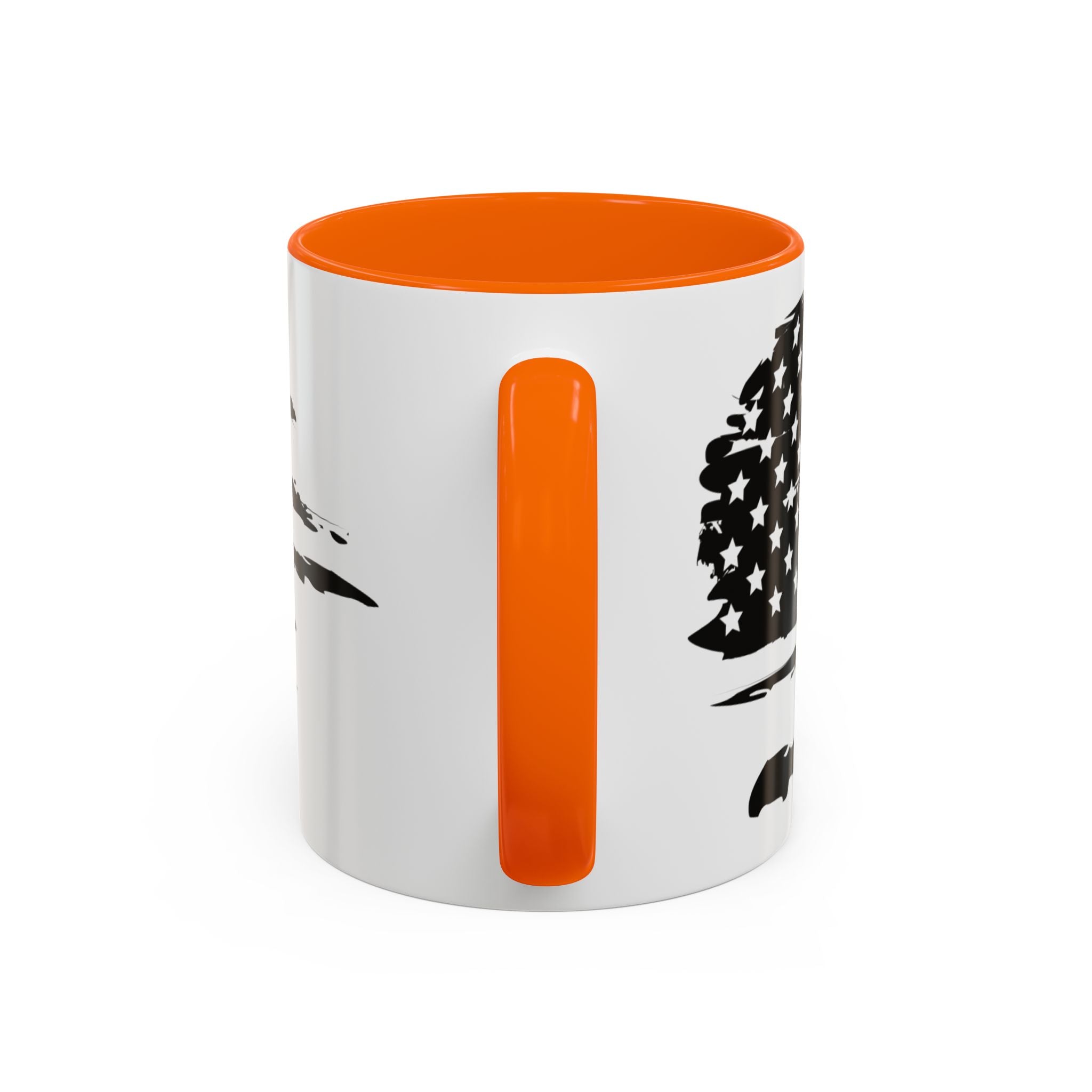Americana Accent Mug - Black Handle Coffee Cup | 4th of July Gift | Kitchen Decor