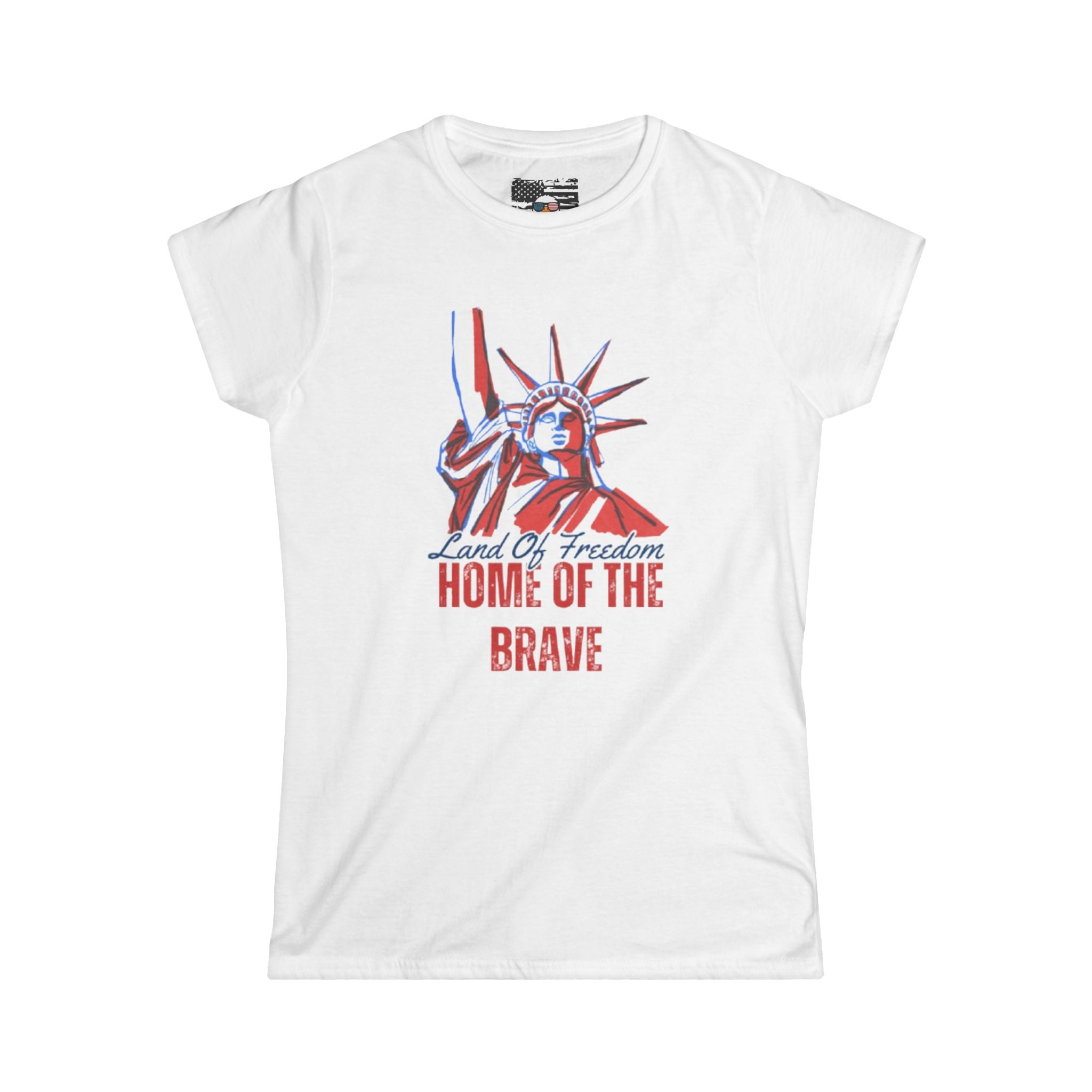Women's Patriotic Tee - Comfortable American Pride Shirt for Her