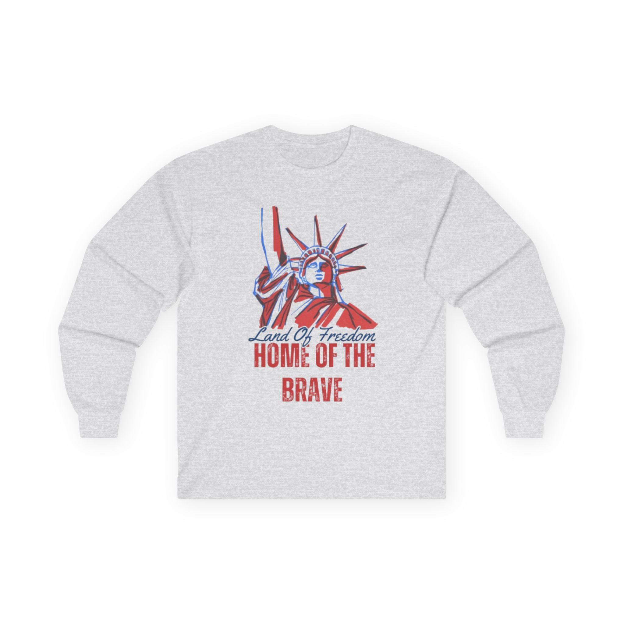 Patriotic Long Sleeve Tee - Year-Round American Pride Shirt for Veterans & Patriots