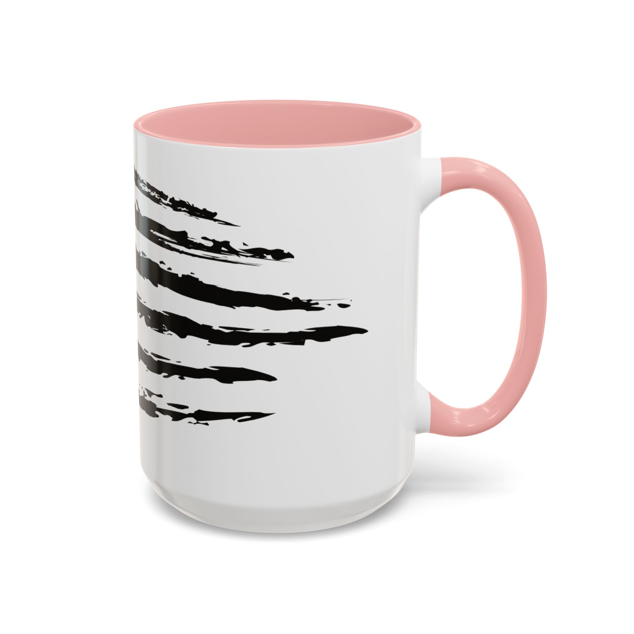 Americana Accent Mug - Black Handle Coffee Cup | 4th of July Gift | Kitchen Decor