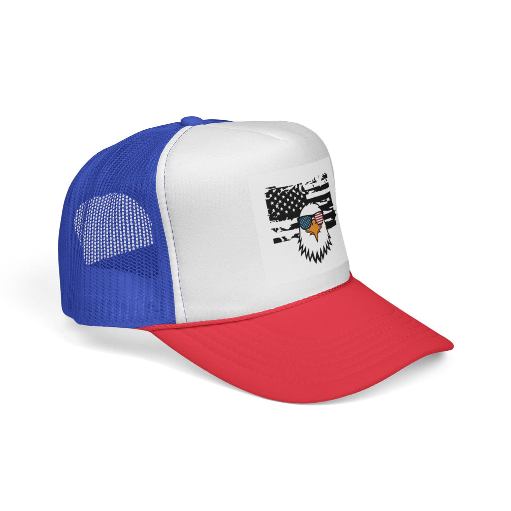 American Patriot Trucker Hat - Classic Cap for Veterans & Freedom Lovers