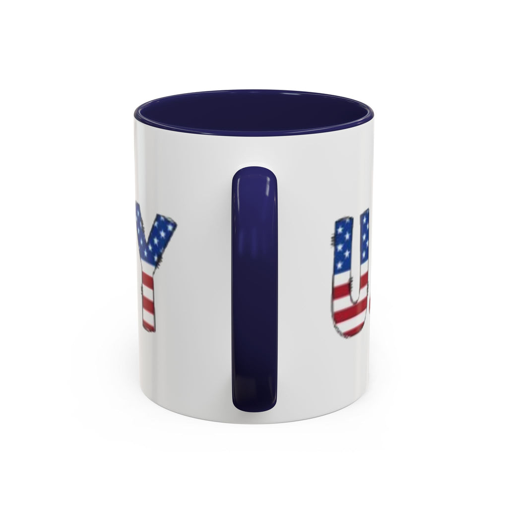 American Pride Coffee Mug - Patriotic Ceramic Cup for Veterans & Freedom Lovers