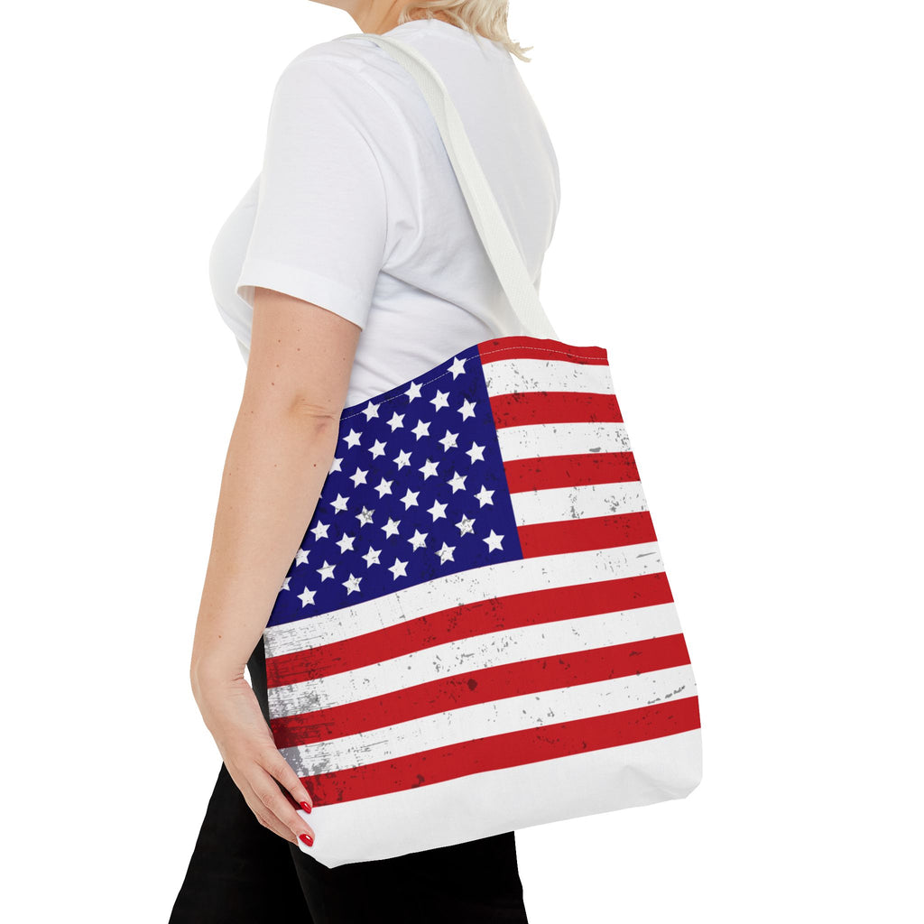 Patriotic Tote Bag - All-Over Print American Pride Bag for Shopping & Everyday Use