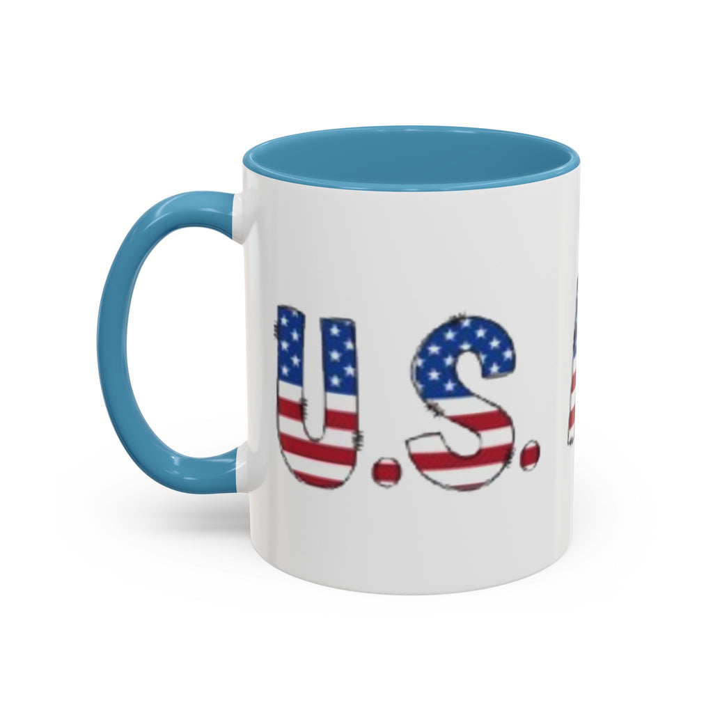 American Pride Coffee Mug - Patriotic Ceramic Cup for Veterans & Freedom Lovers