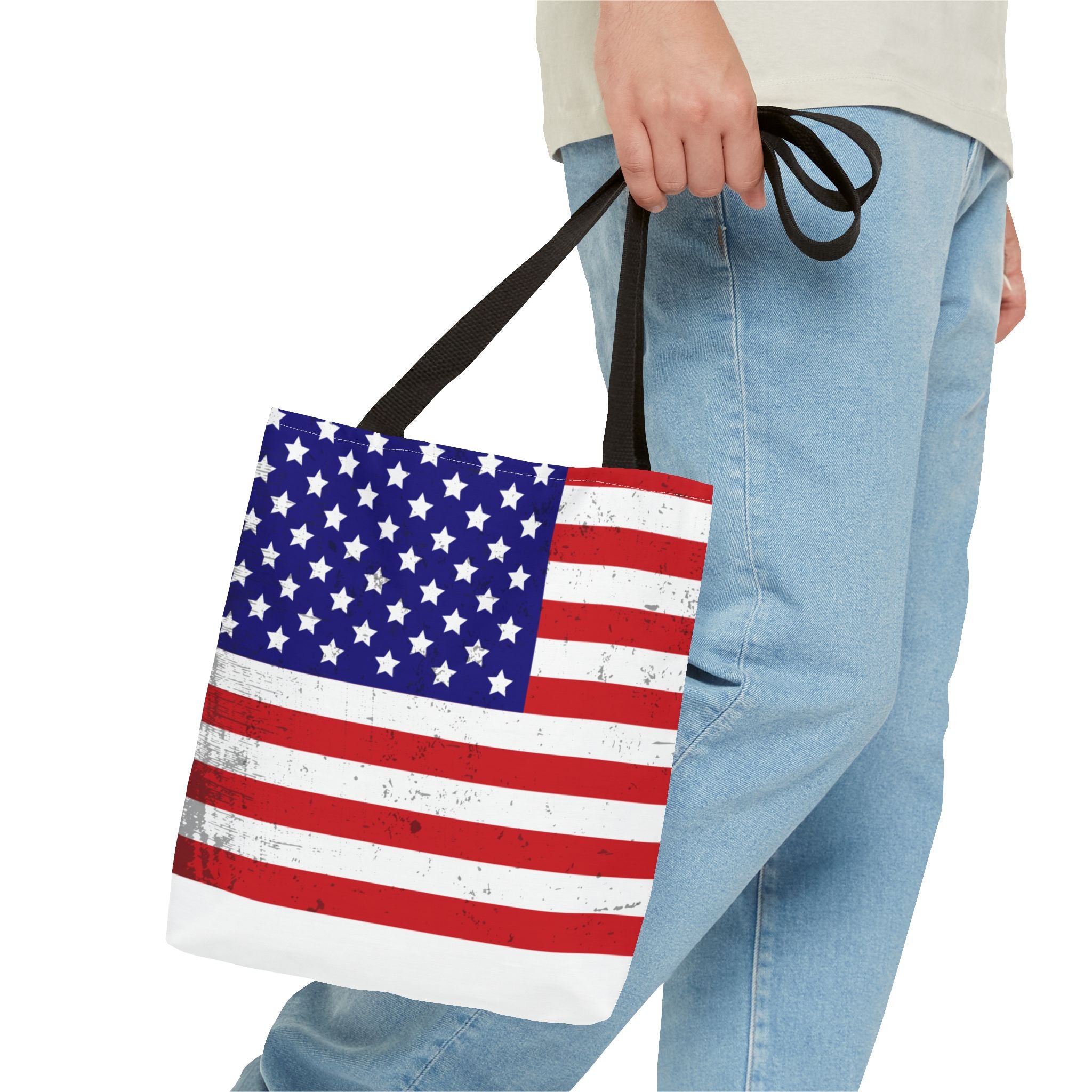 Patriotic Tote Bag - All-Over Print American Pride Bag for Shopping & Everyday Use