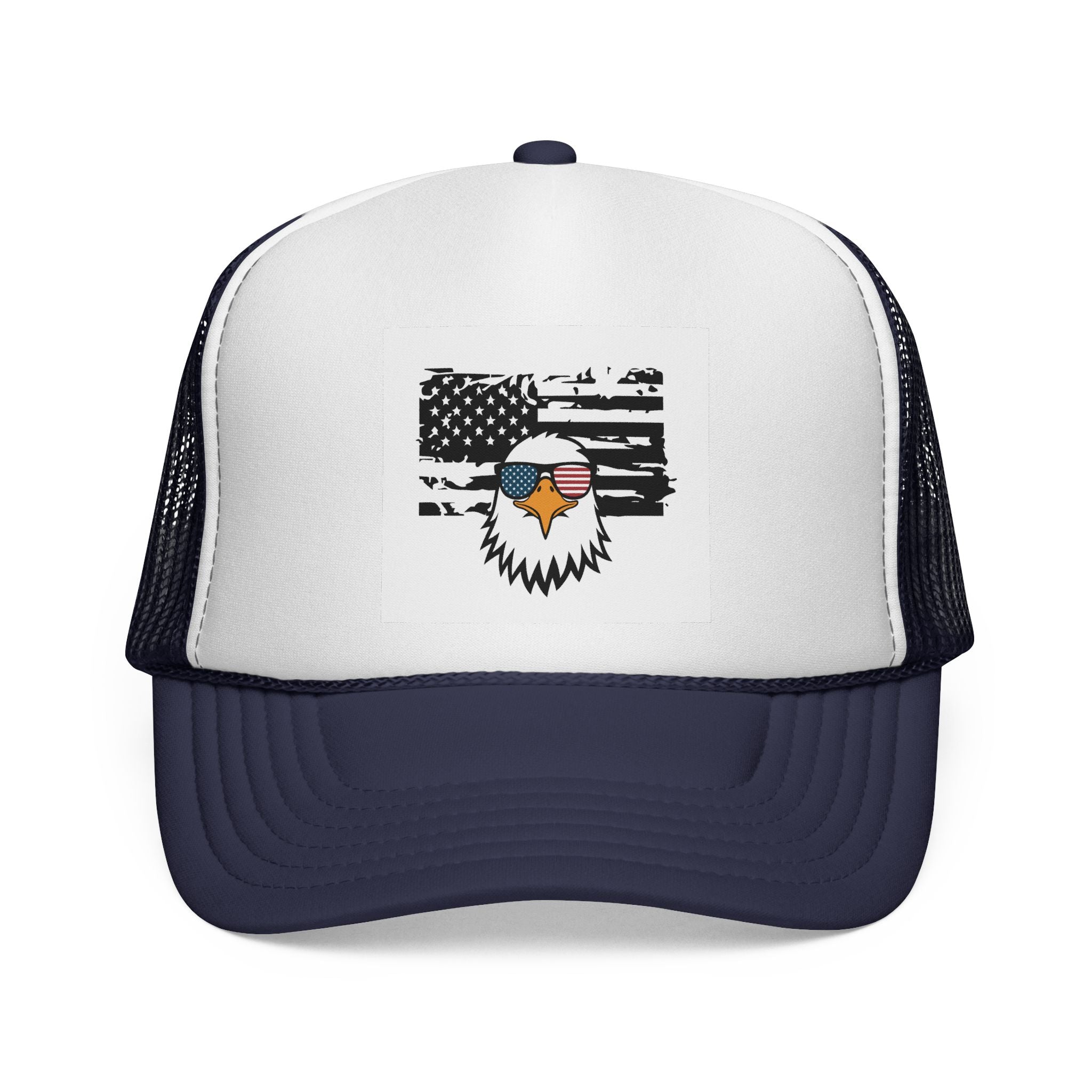 American Patriot Trucker Hat - Classic Cap for Veterans & Freedom Lovers