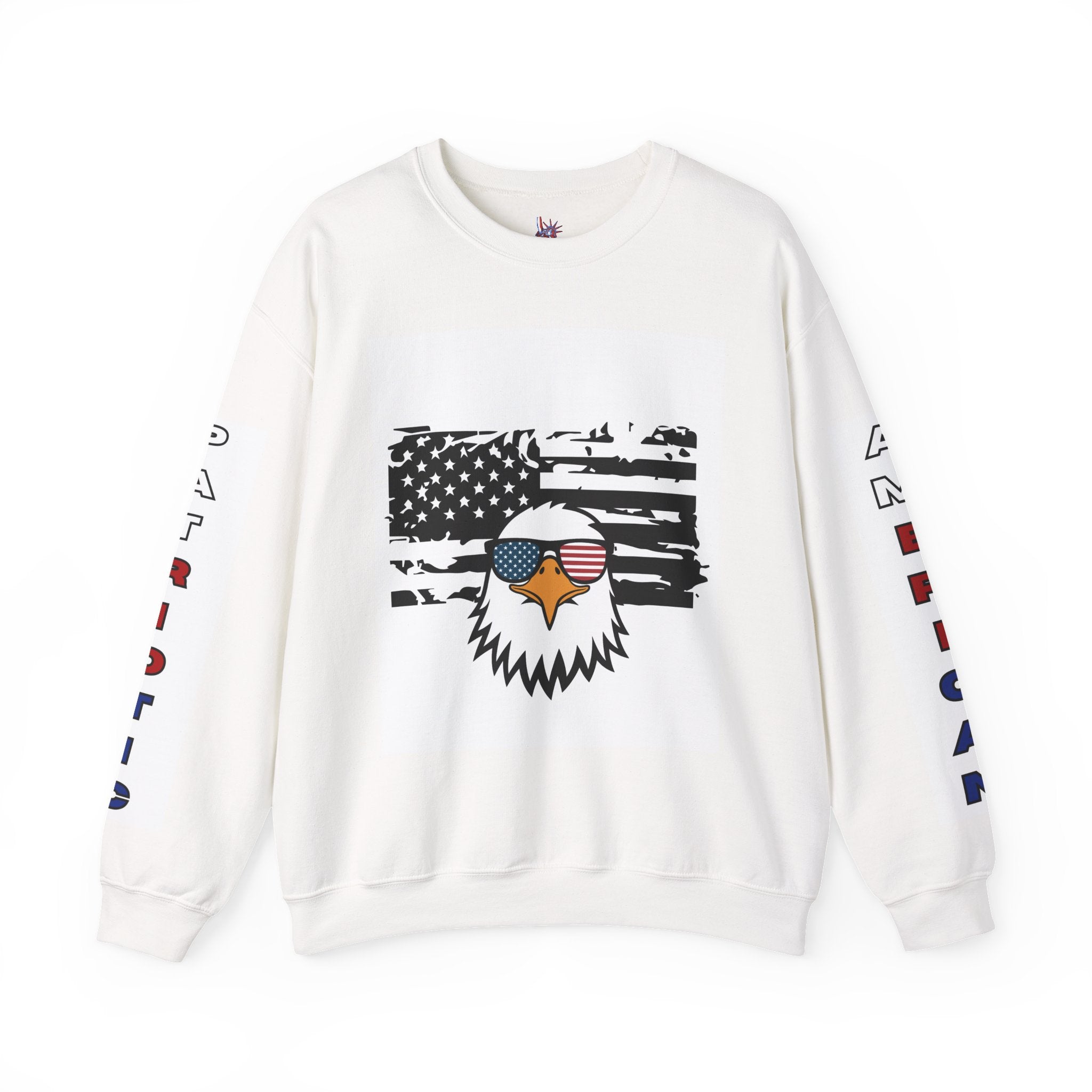 Liberty Crewneck - Classic American Patriotic Sweatshirt for Veterans & Patriots
