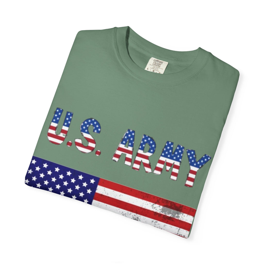 Patriotic U.S. Army T-Shirt for Veterans, Casual Wear, Memorial Day, Independence Day, Gift for Military Families