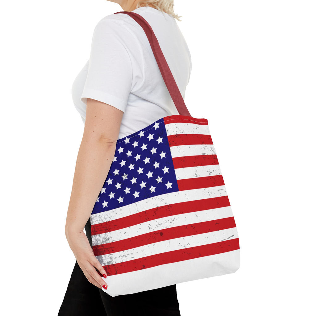 Patriotic Tote Bag - All-Over Print American Pride Bag for Shopping & Everyday Use