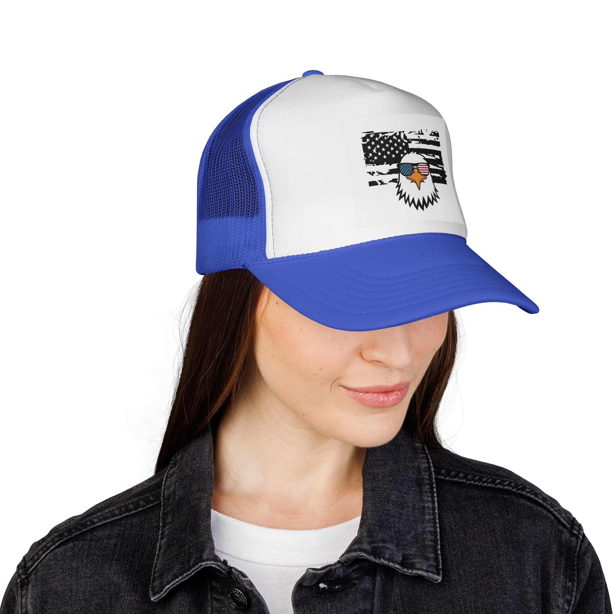 American Patriot Trucker Hat - Classic Cap for Veterans & Freedom Lovers