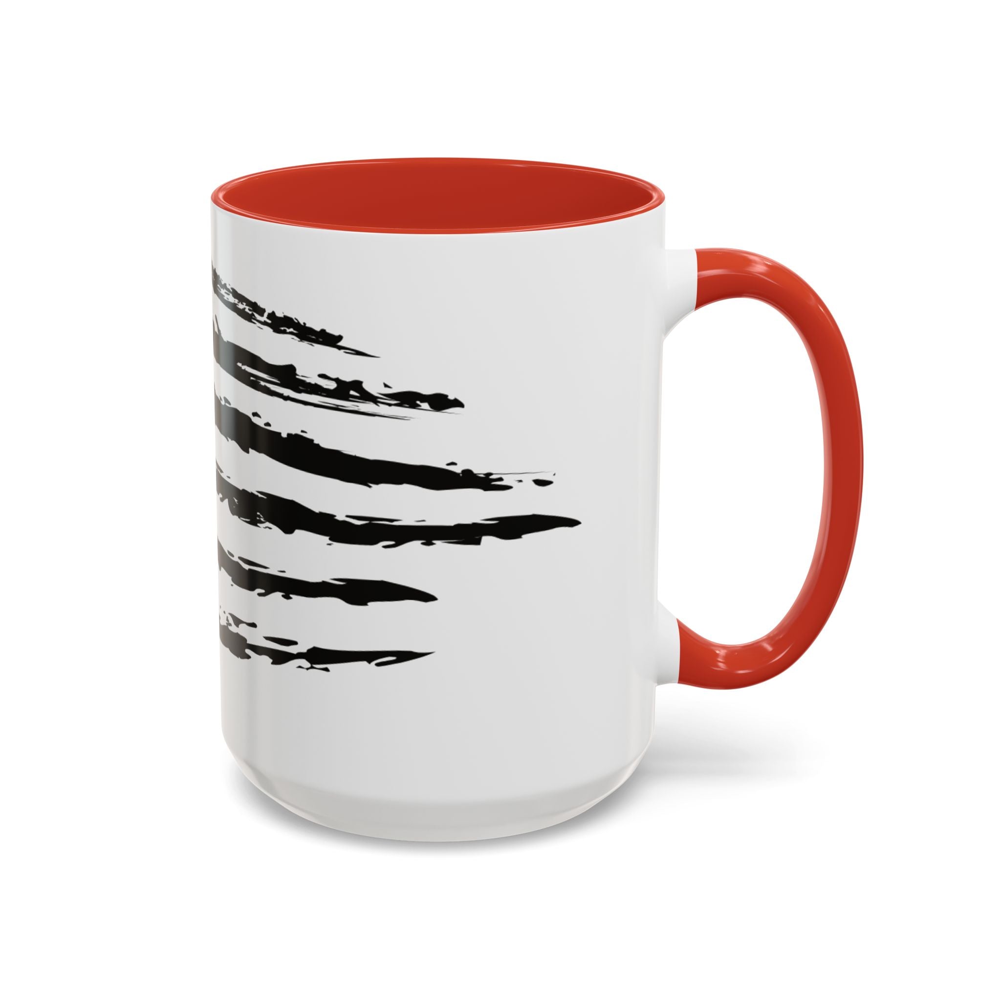 Americana Accent Mug - Black Handle Coffee Cup | 4th of July Gift | Kitchen Decor