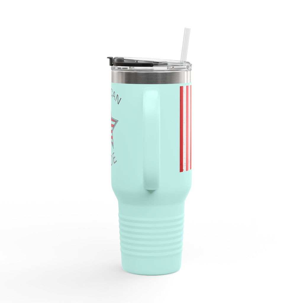 Patriotic Insulated Travel Mug - 40oz, American Pride, Reusable to-go Cup, USA Gifts, Durable Coffee Mug, Perfect for Travel