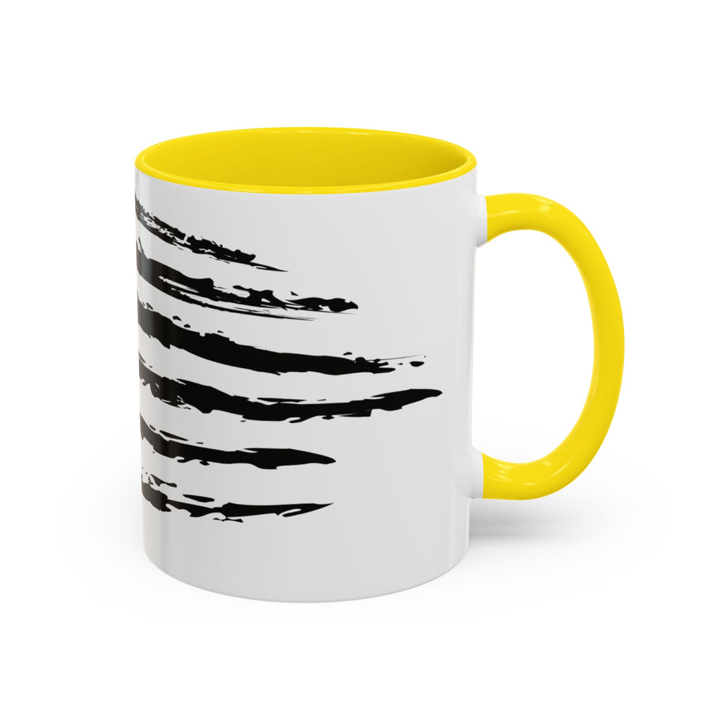 Americana Accent Mug - Black Handle Coffee Cup | 4th of July Gift | Kitchen Decor