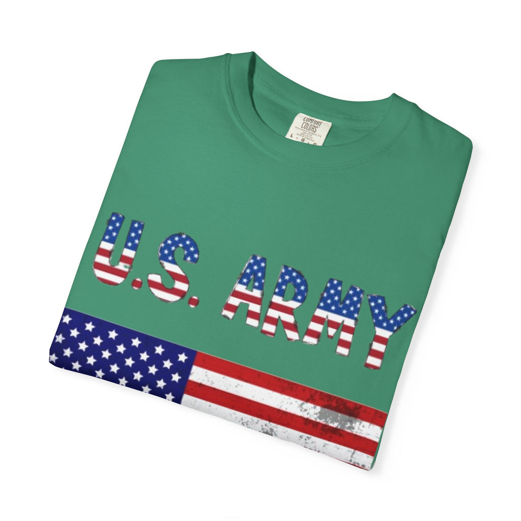 Patriotic U.S. Army T-Shirt for Veterans, Casual Wear, Memorial Day, Independence Day, Gift for Military Families