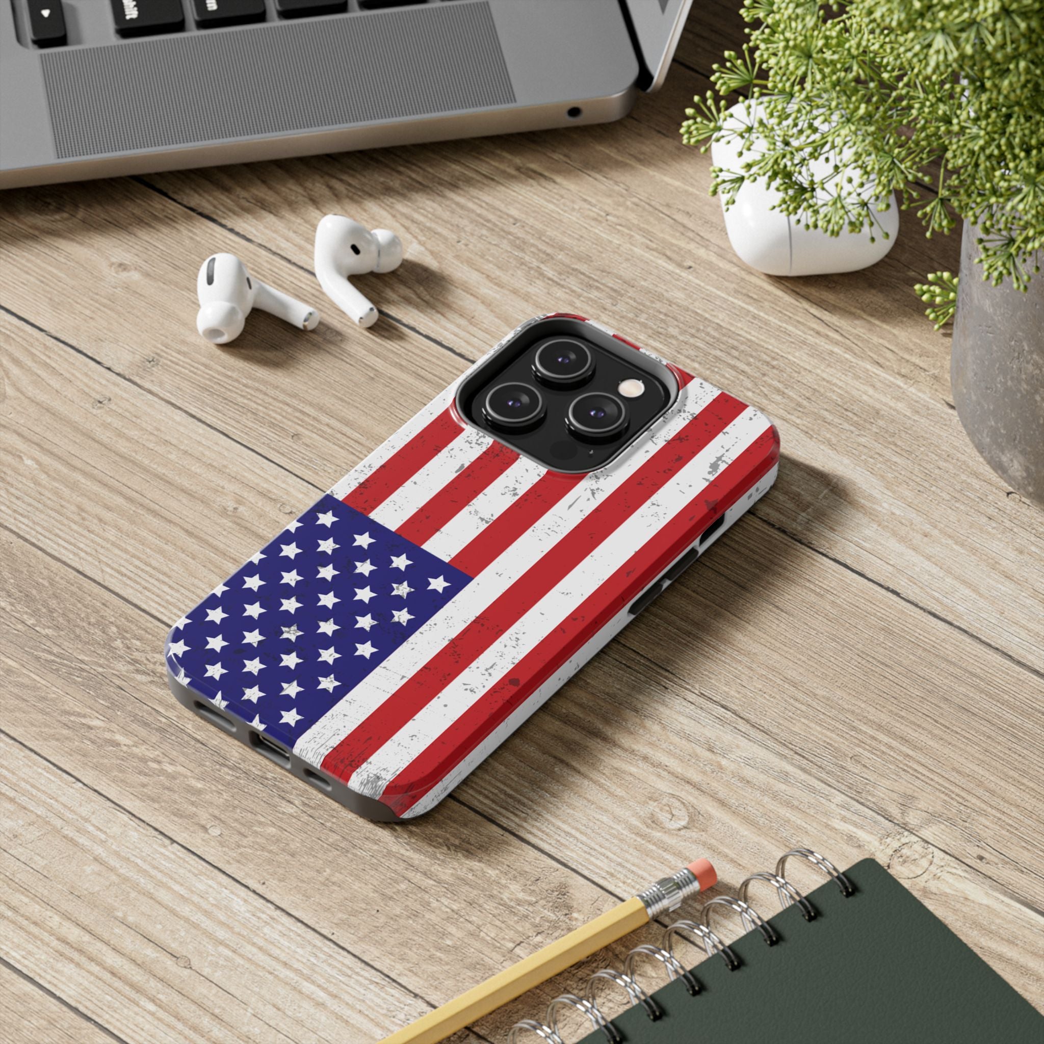 Patriotic Tough Phone Case - Protective American Pride Cover for iPhone & Samsung