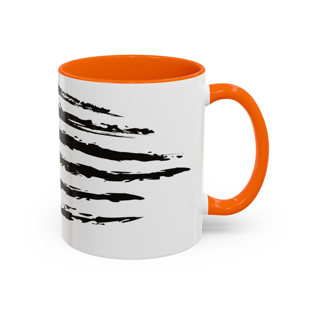 Americana Accent Mug - Black Handle Coffee Cup | 4th of July Gift | Kitchen Decor