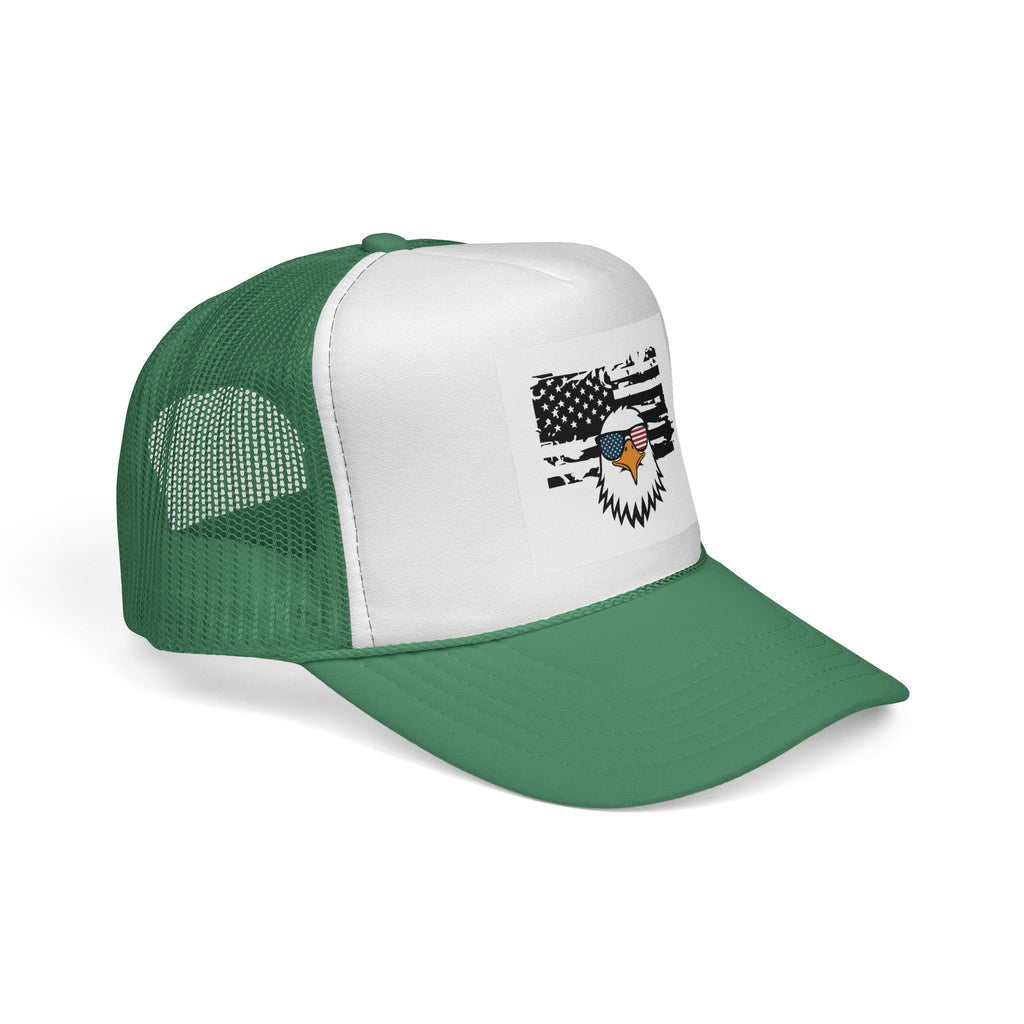 American Patriot Trucker Hat - Classic Cap for Veterans & Freedom Lovers