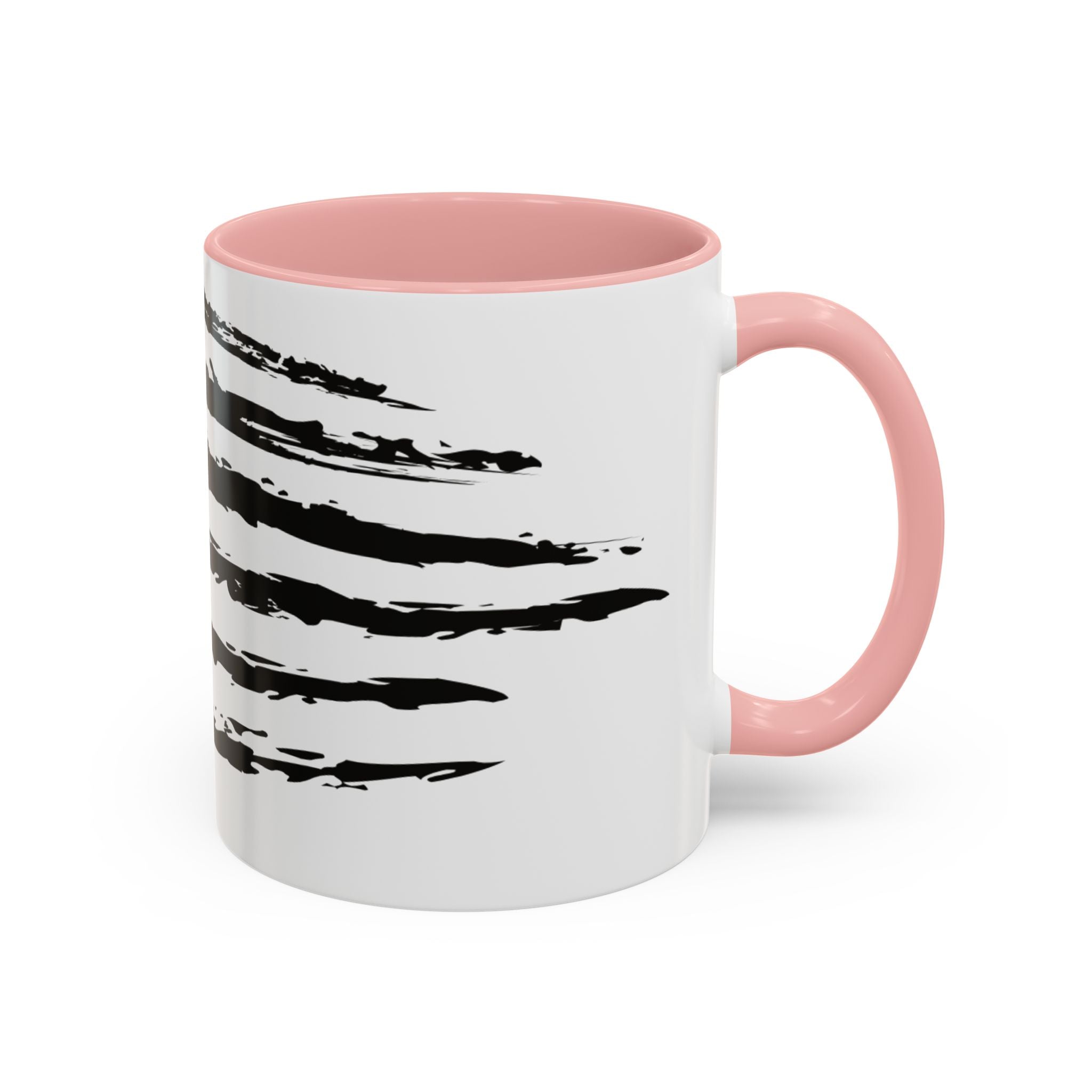 Americana Accent Mug - Black Handle Coffee Cup | 4th of July Gift | Kitchen Decor