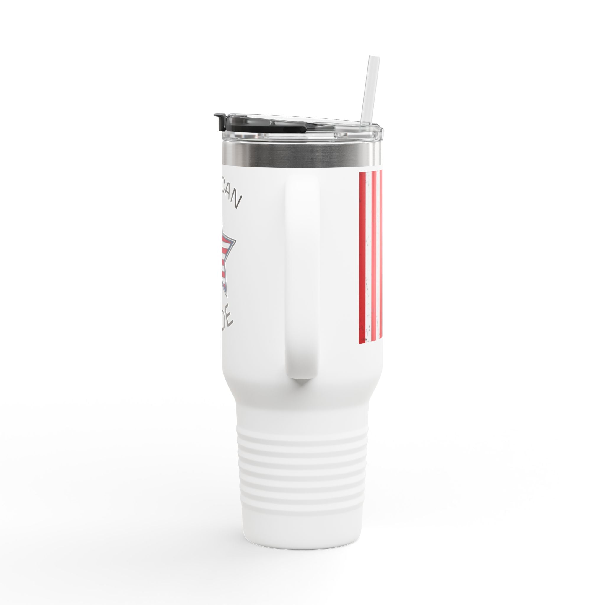 Patriotic Insulated Travel Mug - 40oz, American Pride, Reusable to-go Cup, USA Gifts, Durable Coffee Mug, Perfect for Travel