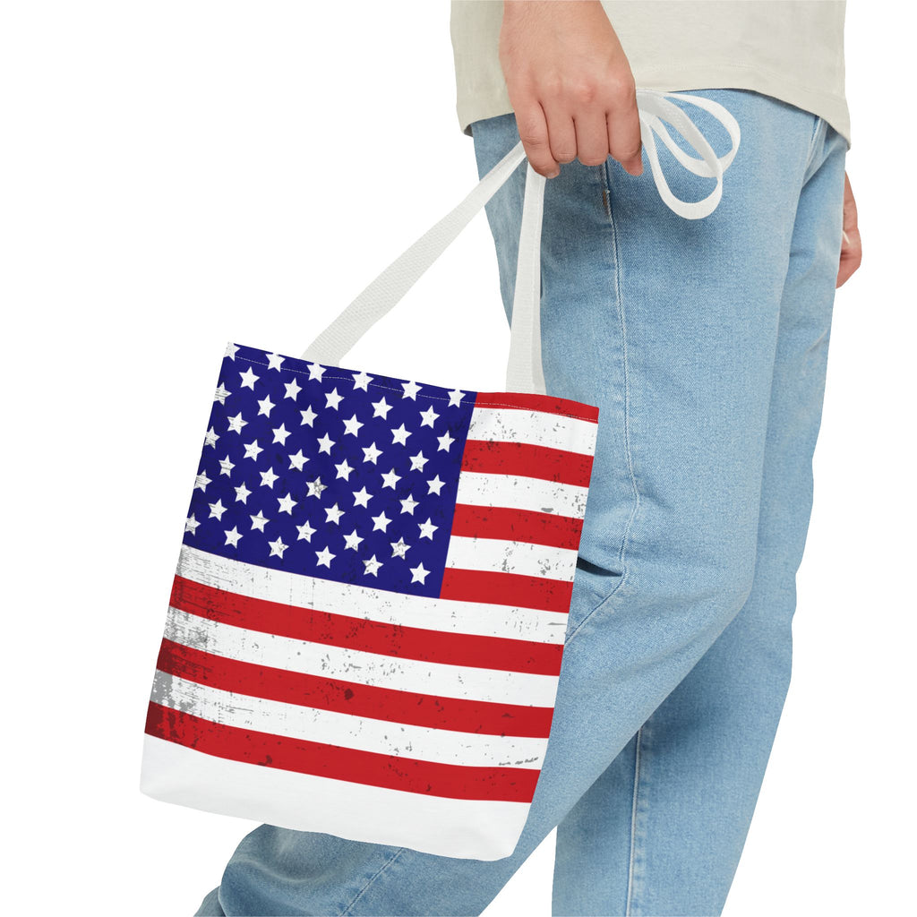 Patriotic Tote Bag - All-Over Print American Pride Bag for Shopping & Everyday Use