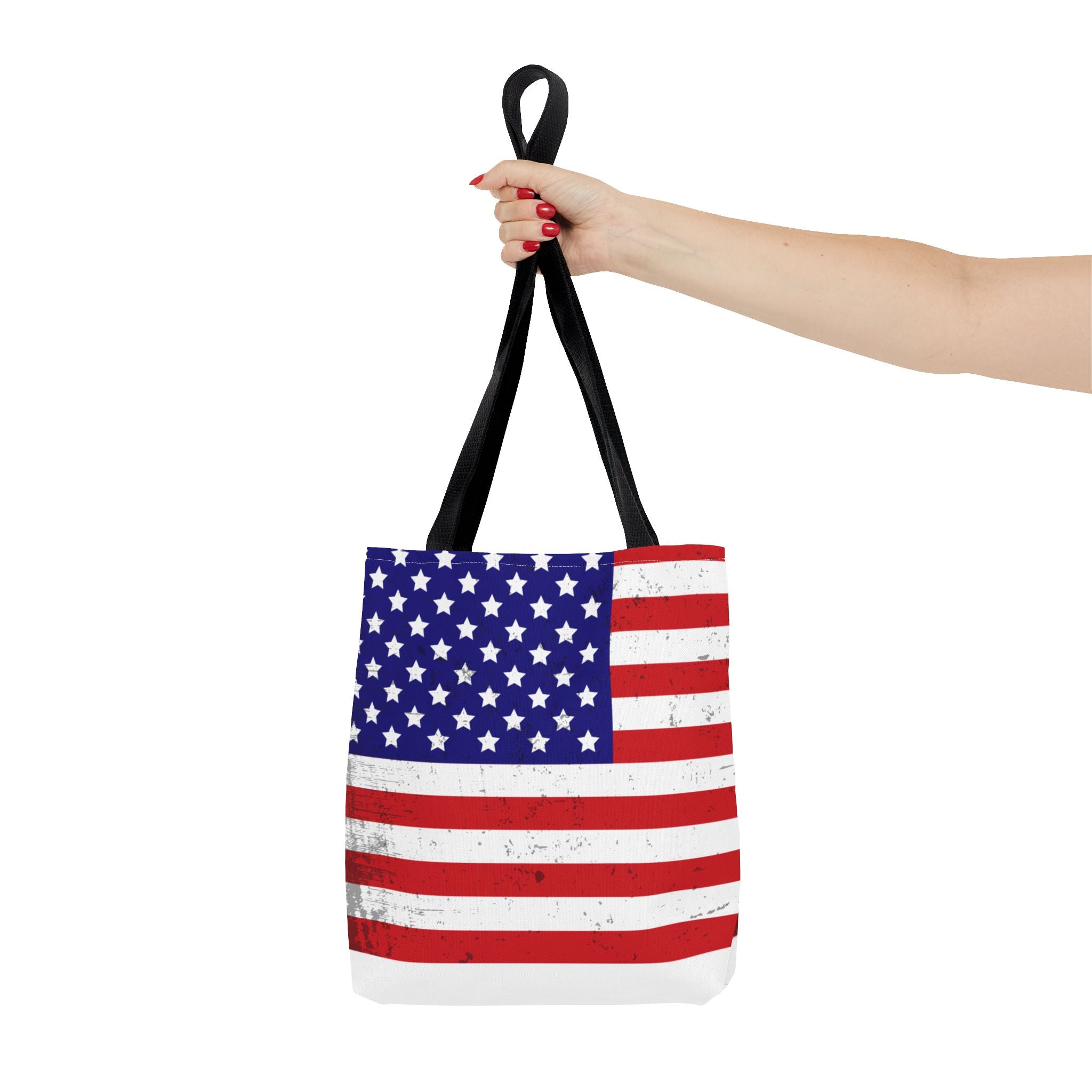Patriotic Tote Bag - All-Over Print American Pride Bag for Shopping & Everyday Use