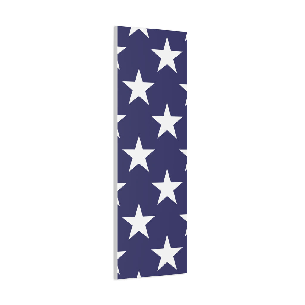 Patriotic Stars Canvas Print - American Pride Wall Art for Home & Office Decor