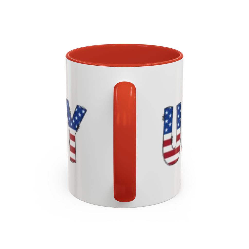 American Pride Coffee Mug - Patriotic Ceramic Cup for Veterans & Freedom Lovers