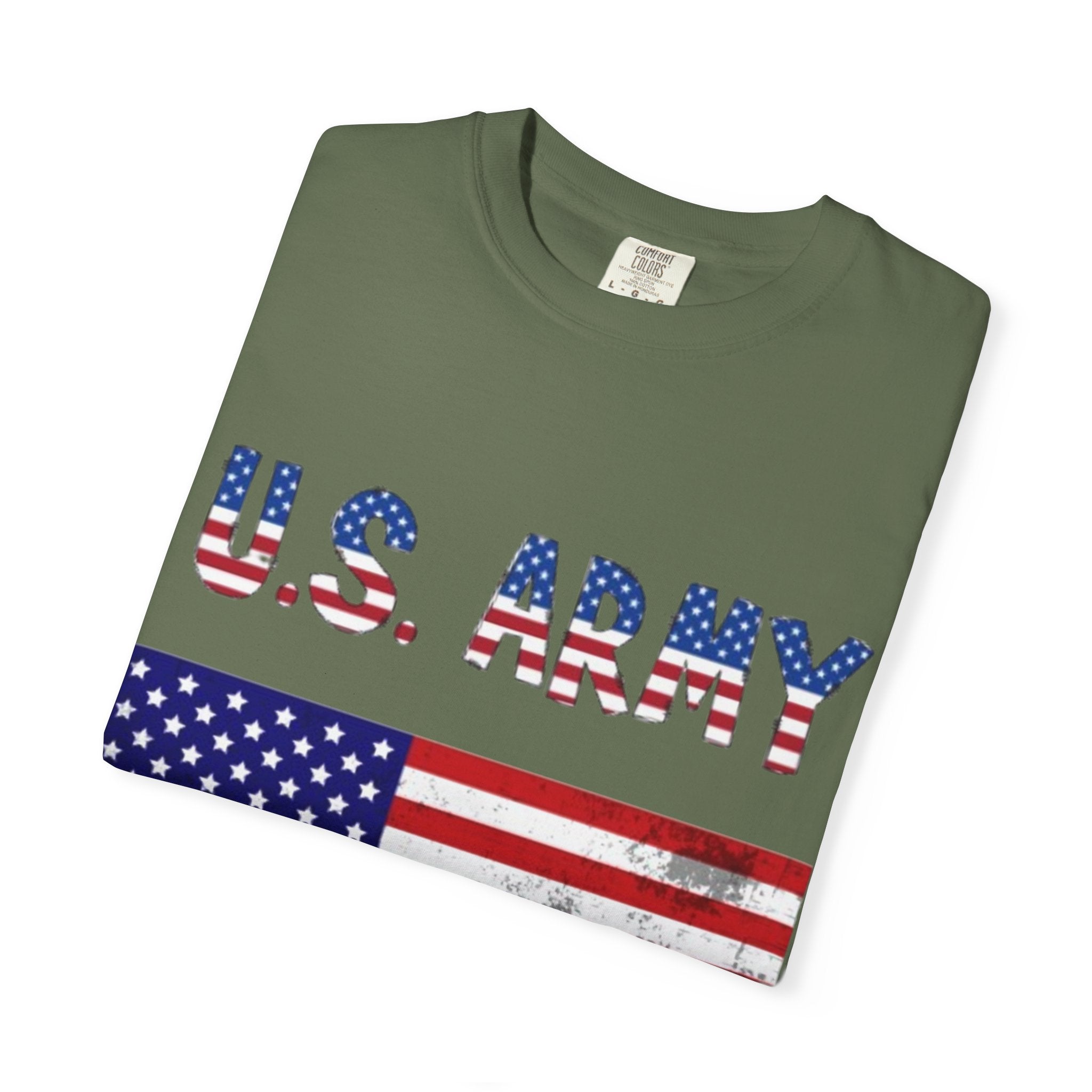 Patriotic U.S. Army T-Shirt for Veterans, Casual Wear, Memorial Day, Independence Day, Gift for Military Families