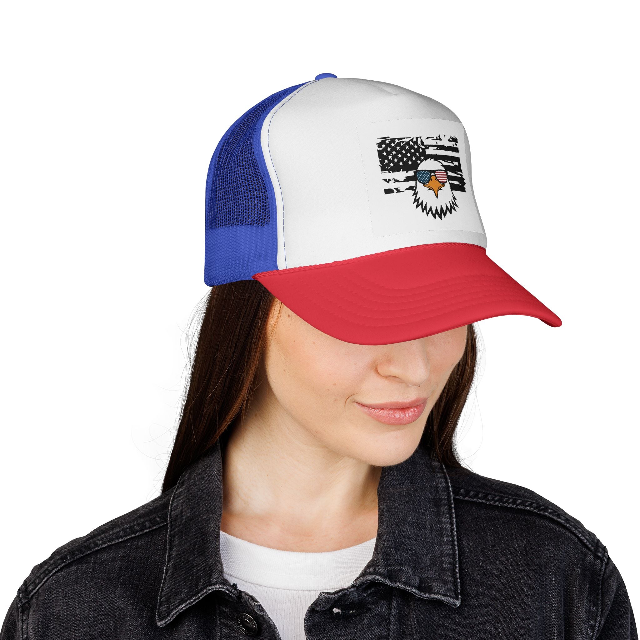 American Patriot Trucker Hat - Classic Cap for Veterans & Freedom Lovers