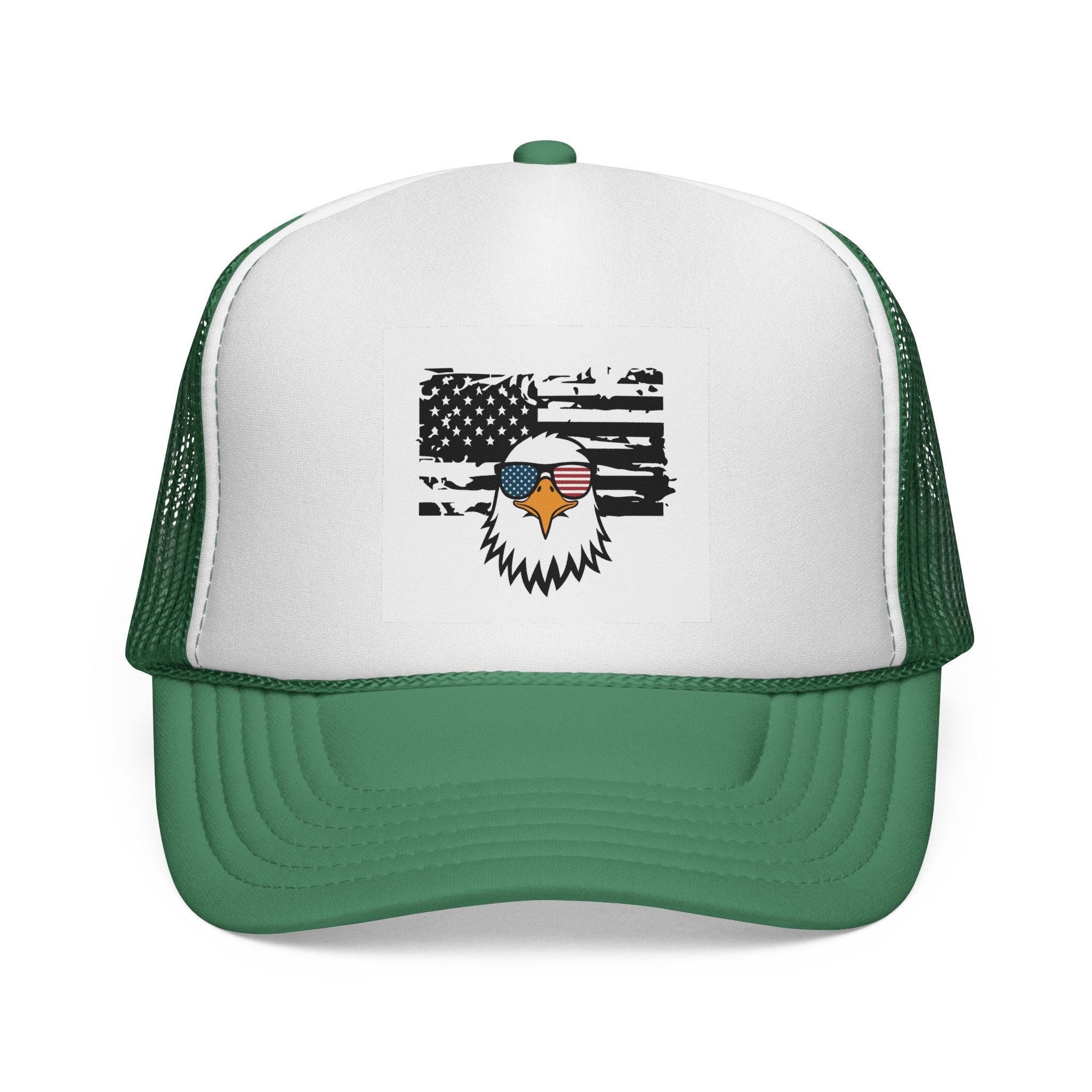 American Patriot Trucker Hat - Classic Cap for Veterans & Freedom Lovers