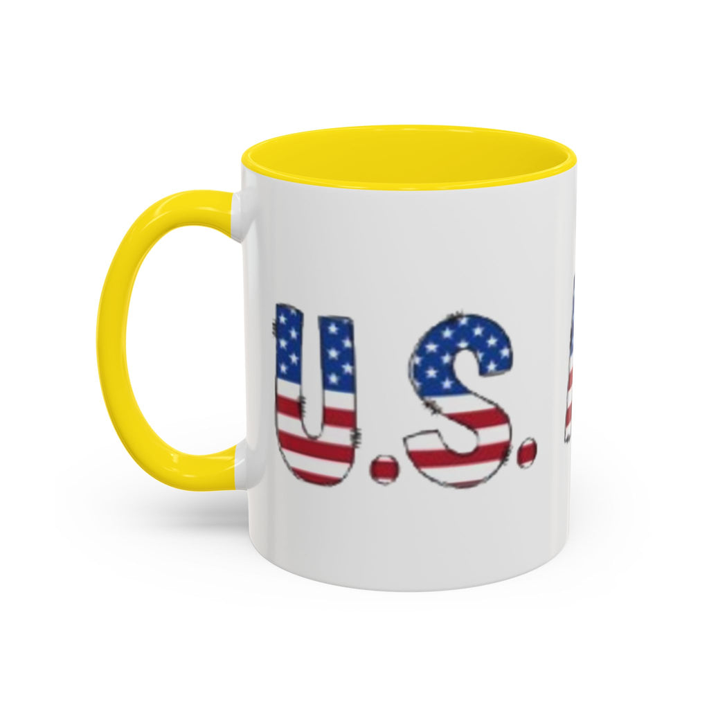 American Pride Coffee Mug - Patriotic Ceramic Cup for Veterans & Freedom Lovers