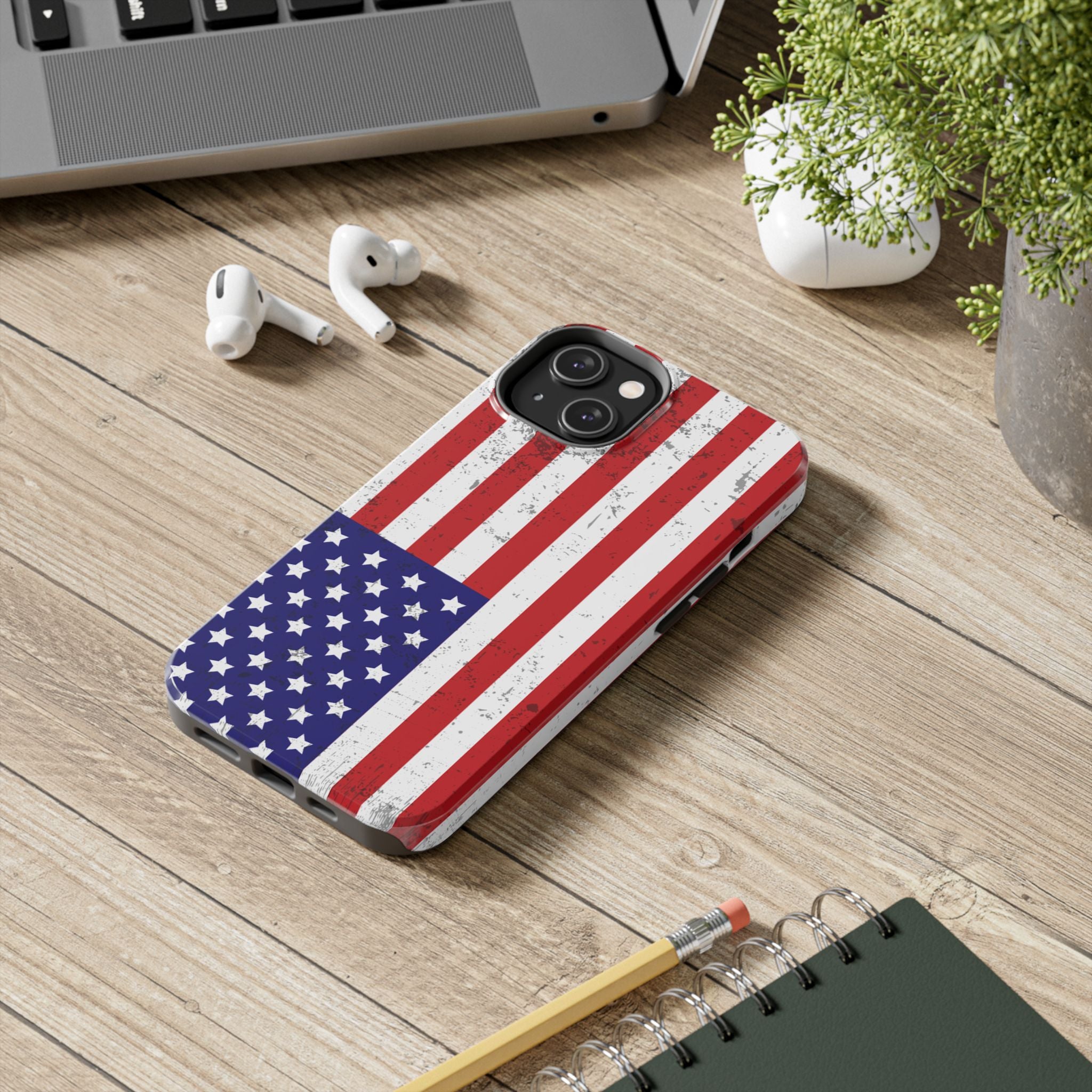 Patriotic Tough Phone Case - Protective American Pride Cover for iPhone & Samsung