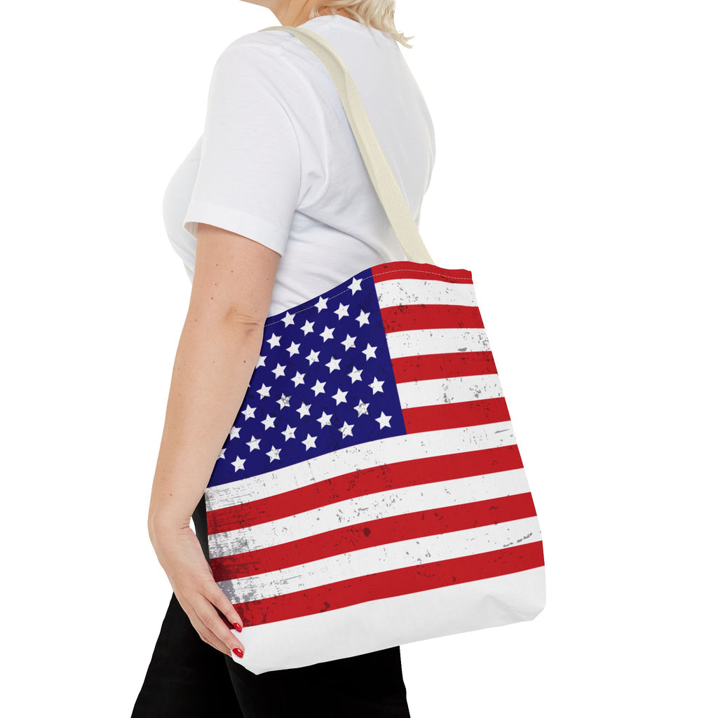 Patriotic Tote Bag - All-Over Print American Pride Bag for Shopping & Everyday Use