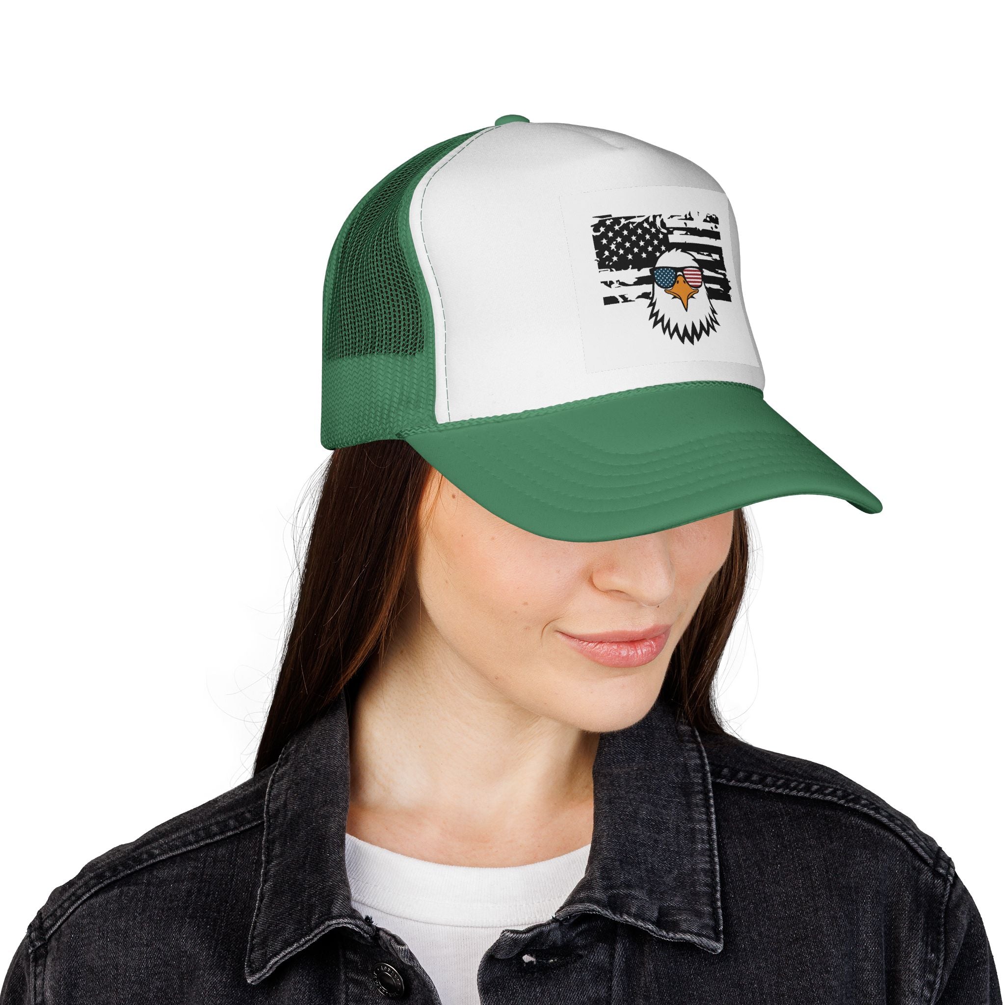 American Patriot Trucker Hat - Classic Cap for Veterans & Freedom Lovers