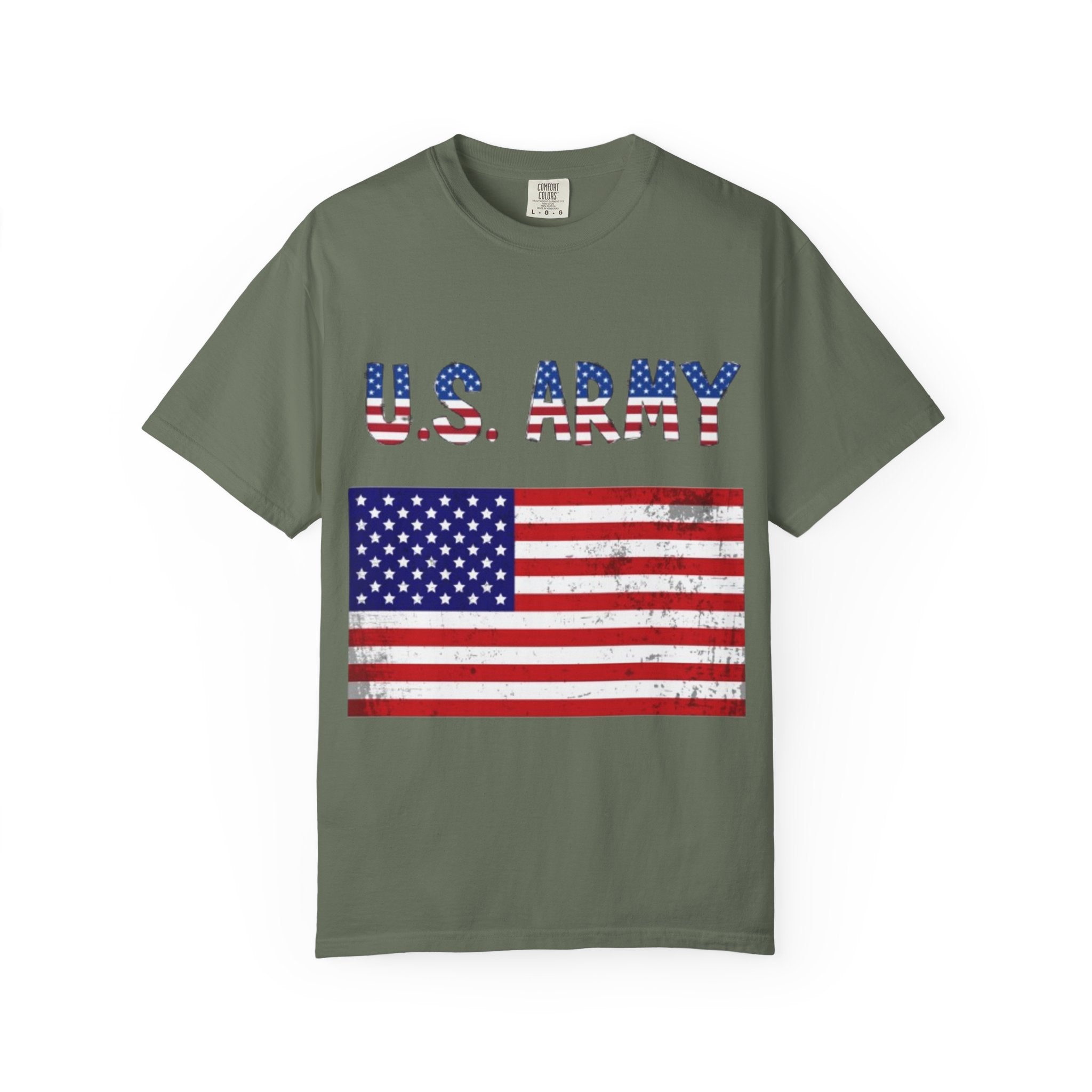 Patriotic U.S. Army T-Shirt for Veterans, Casual Wear, Memorial Day, Independence Day, Gift for Military Families