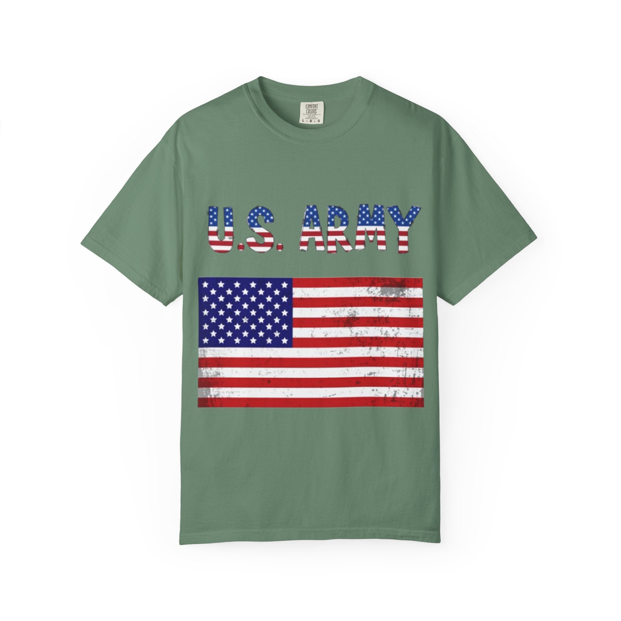 Patriotic U.S. Army T-Shirt for Veterans, Casual Wear, Memorial Day, Independence Day, Gift for Military Families