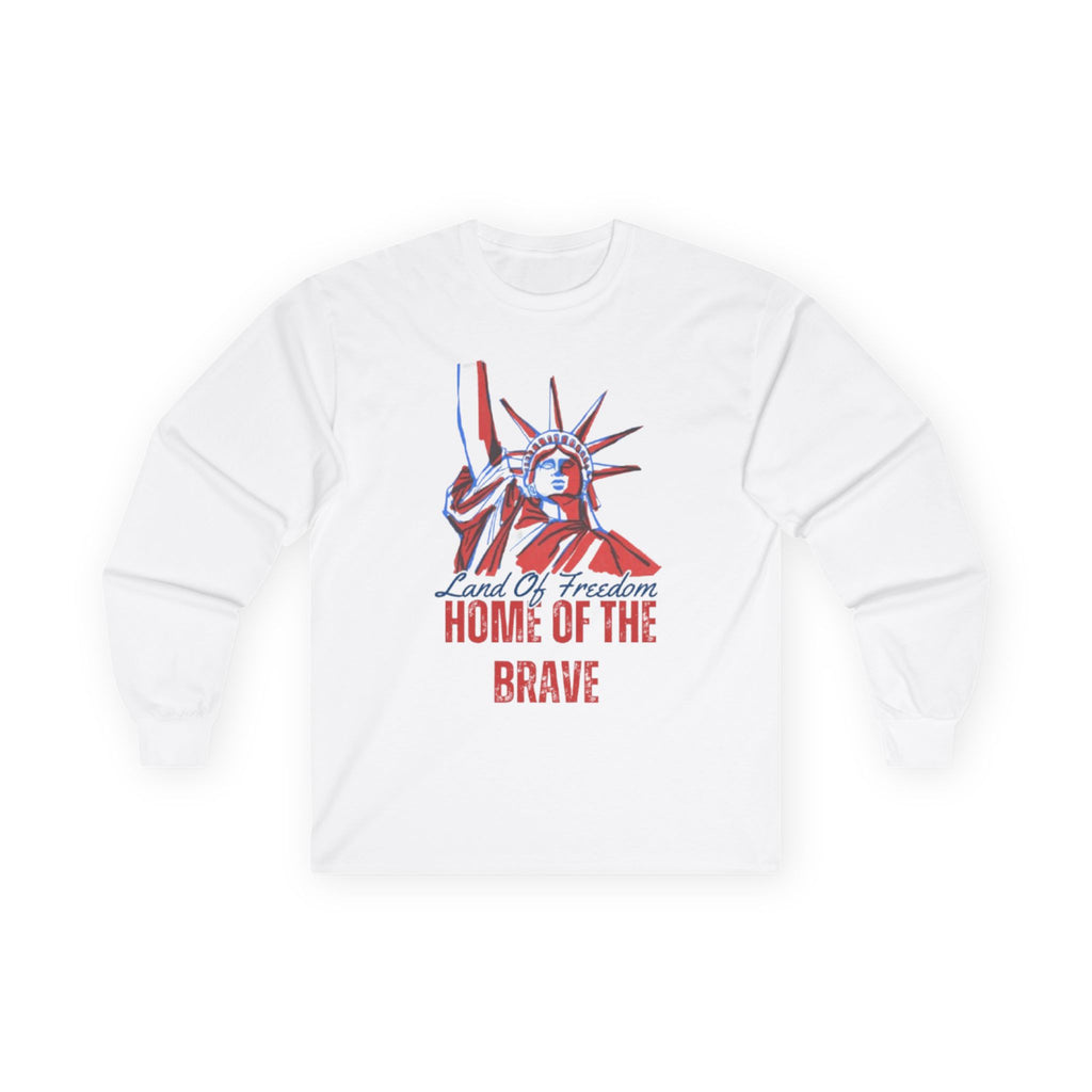 Patriotic Long Sleeve Tee - Year-Round American Pride Shirt for Veterans & Patriots
