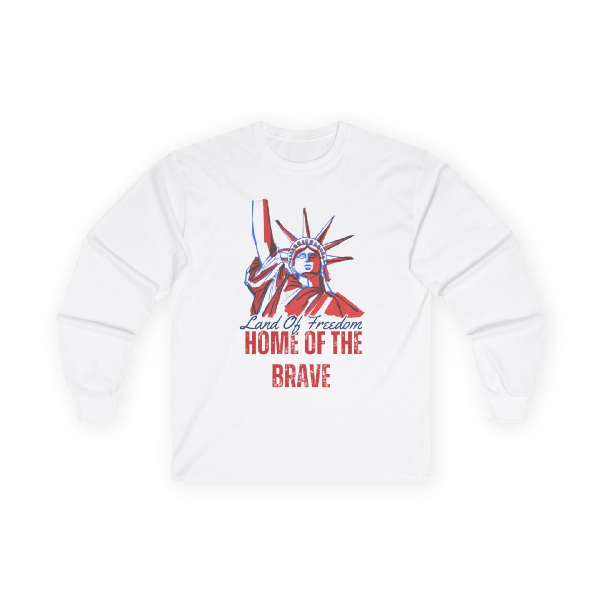 Patriotic Long Sleeve Tee - Year-Round American Pride Shirt for Veterans & Patriots