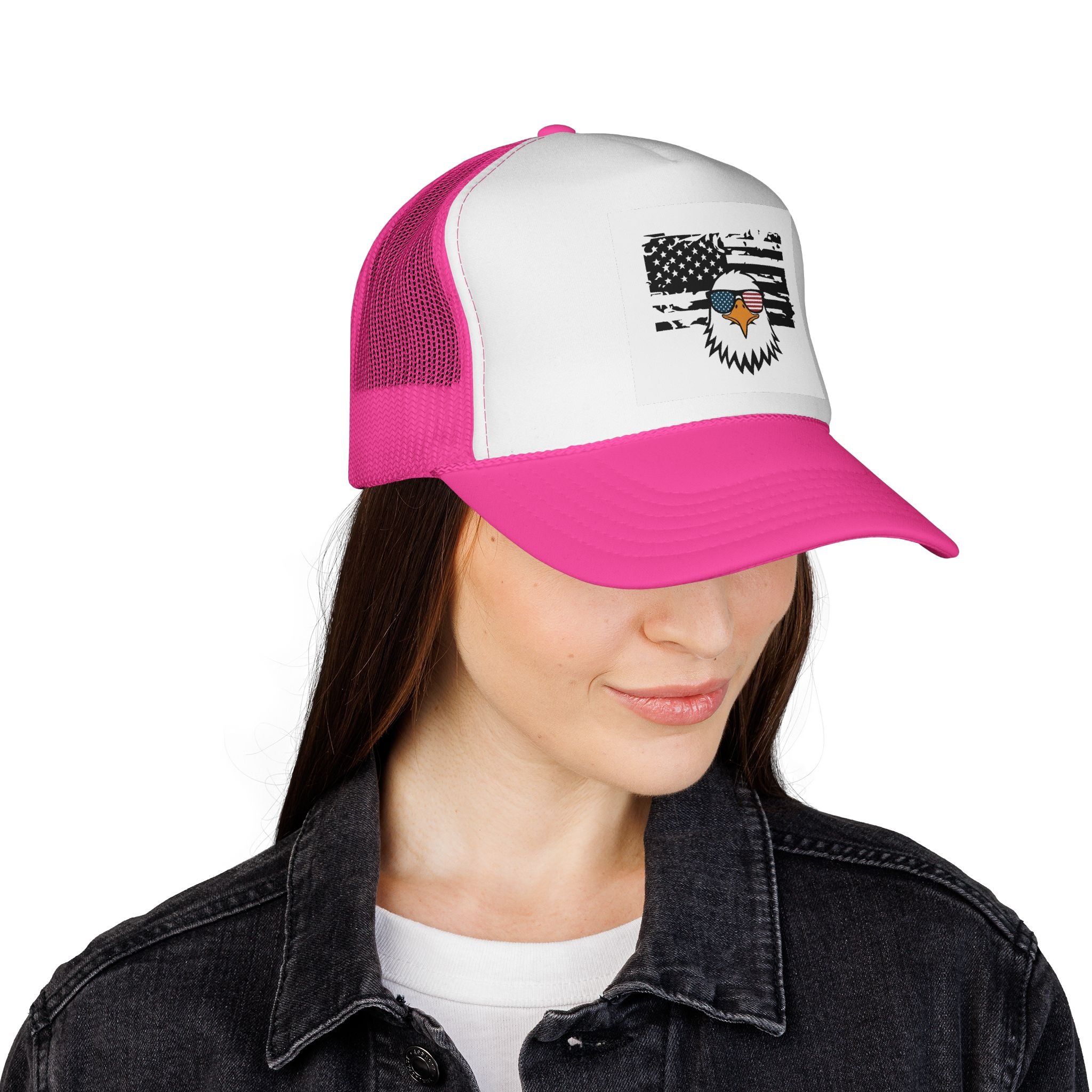 American Patriot Trucker Hat - Classic Cap for Veterans & Freedom Lovers
