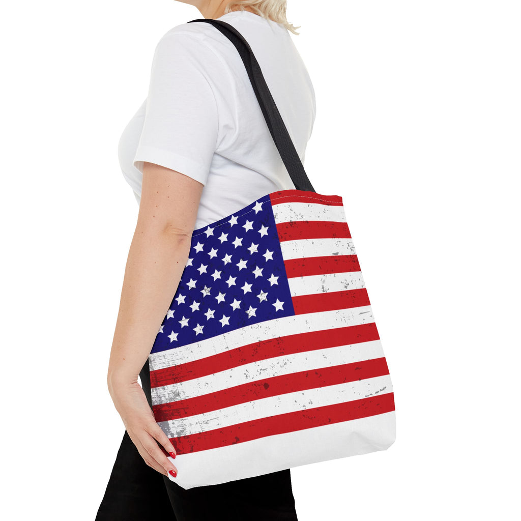 Patriotic Tote Bag - All-Over Print American Pride Bag for Shopping & Everyday Use