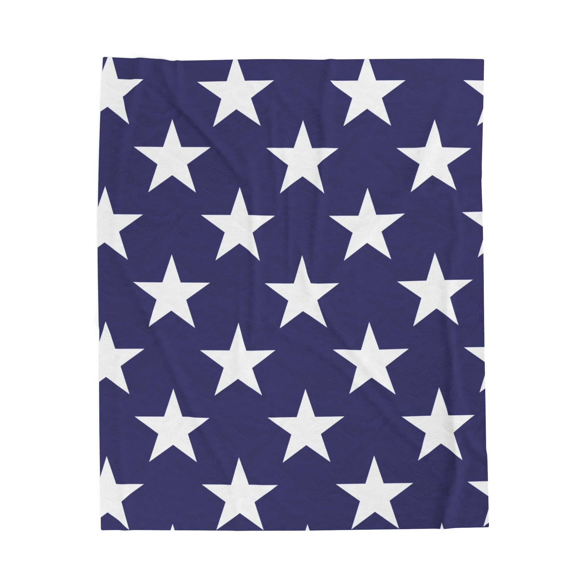 Cozy Star-Print Velveteen Plush Blanket, Soft Throw for Home Decor, Gift for Holidays, Snuggle Up, Warm Bedding Accessory