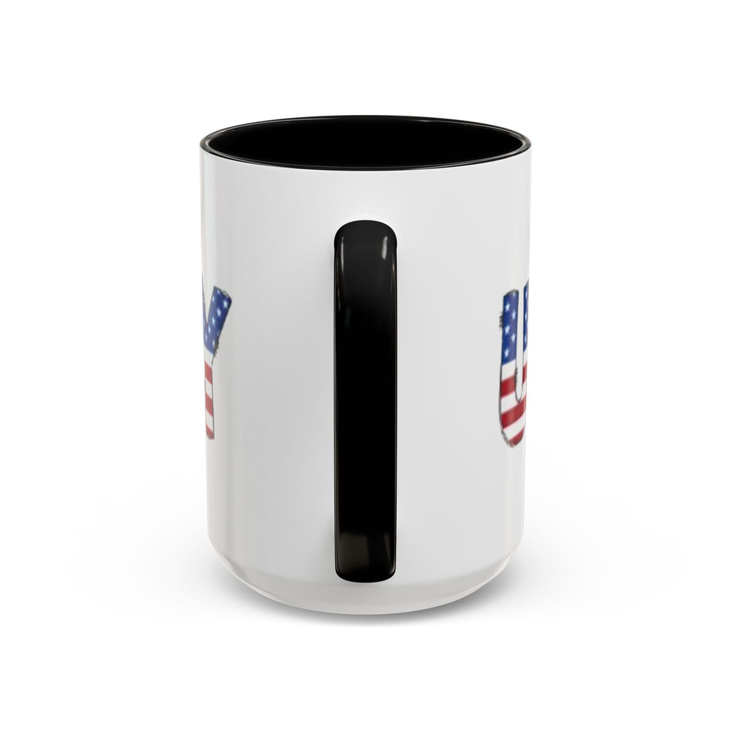American Pride Coffee Mug - Patriotic Ceramic Cup for Veterans & Freedom Lovers
