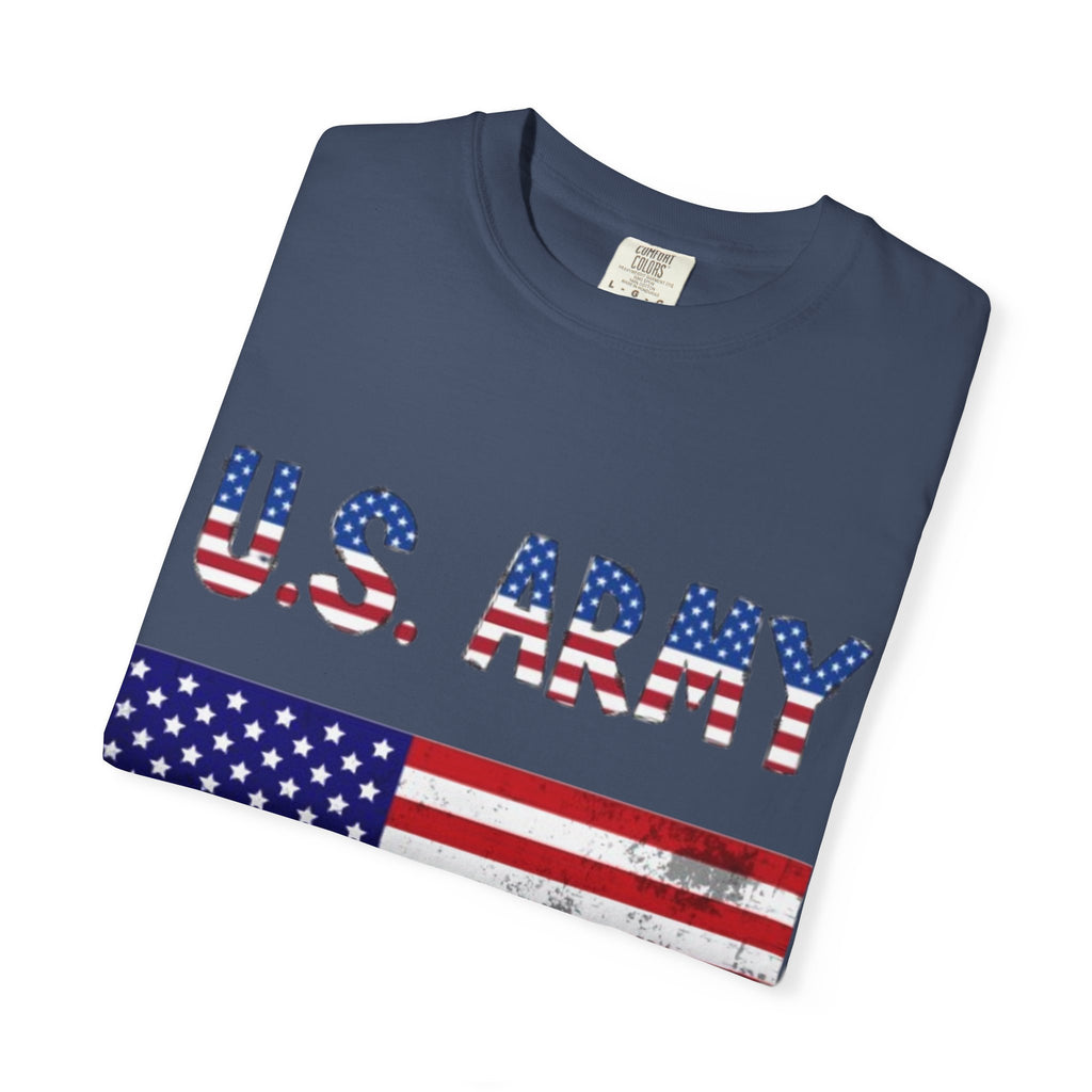 Patriotic U.S. Army T-Shirt for Veterans, Casual Wear, Memorial Day, Independence Day, Gift for Military Families