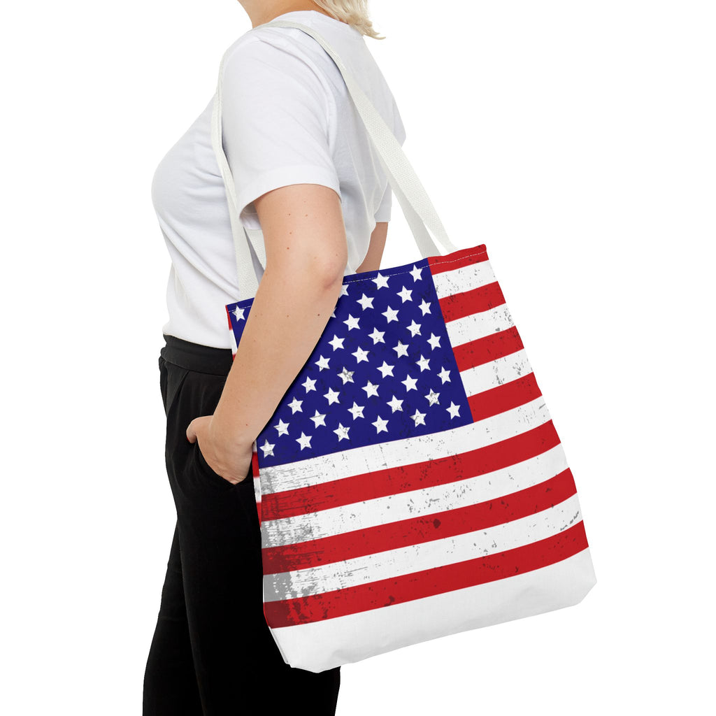 Patriotic Tote Bag - All-Over Print American Pride Bag for Shopping & Everyday Use
