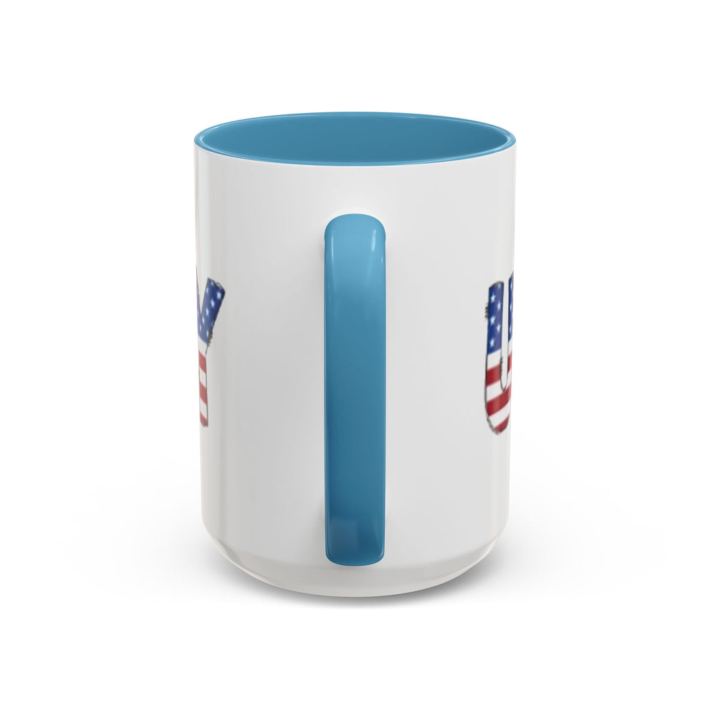 American Pride Coffee Mug - Patriotic Ceramic Cup for Veterans & Freedom Lovers