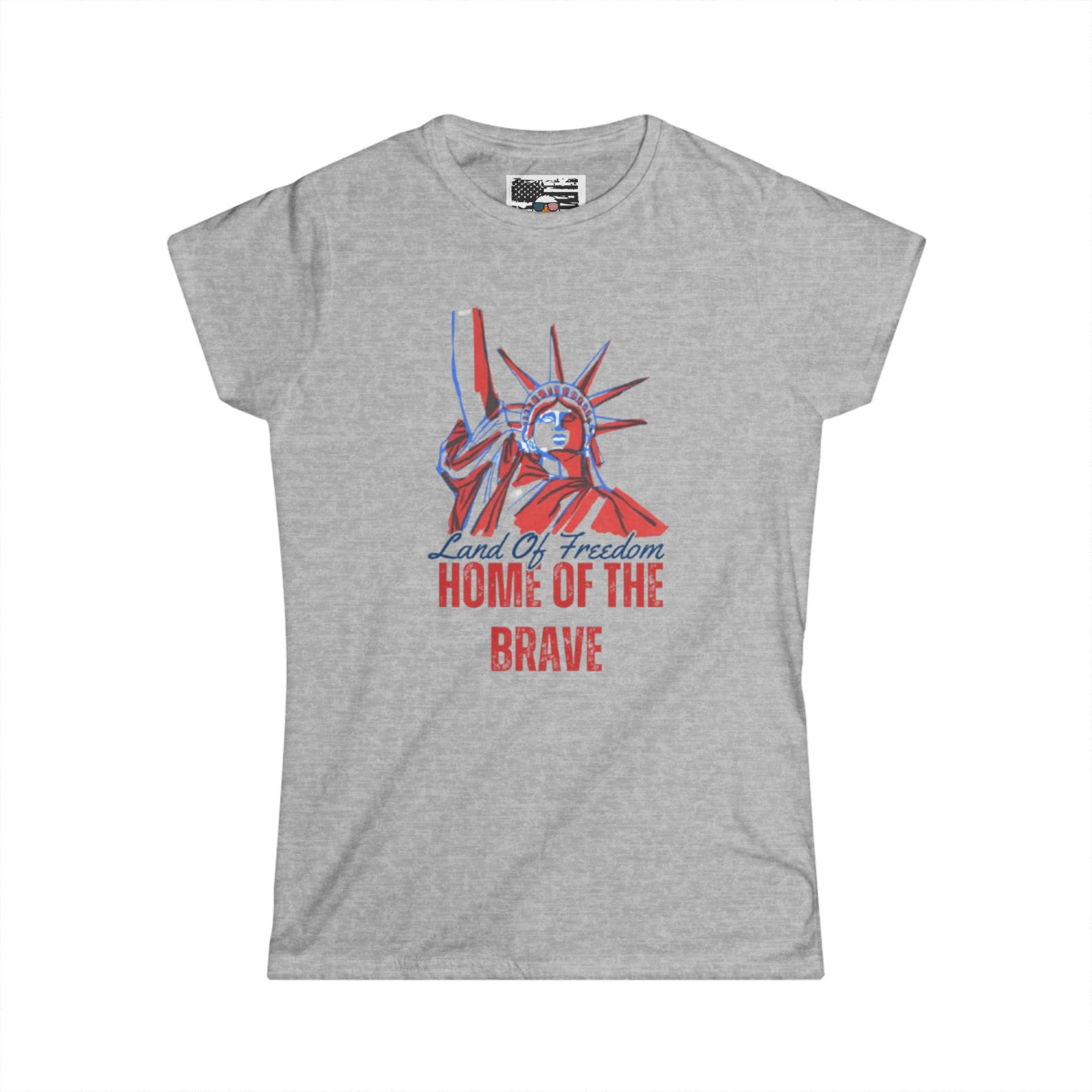 Women's Patriotic Tee - Comfortable American Pride Shirt for Her